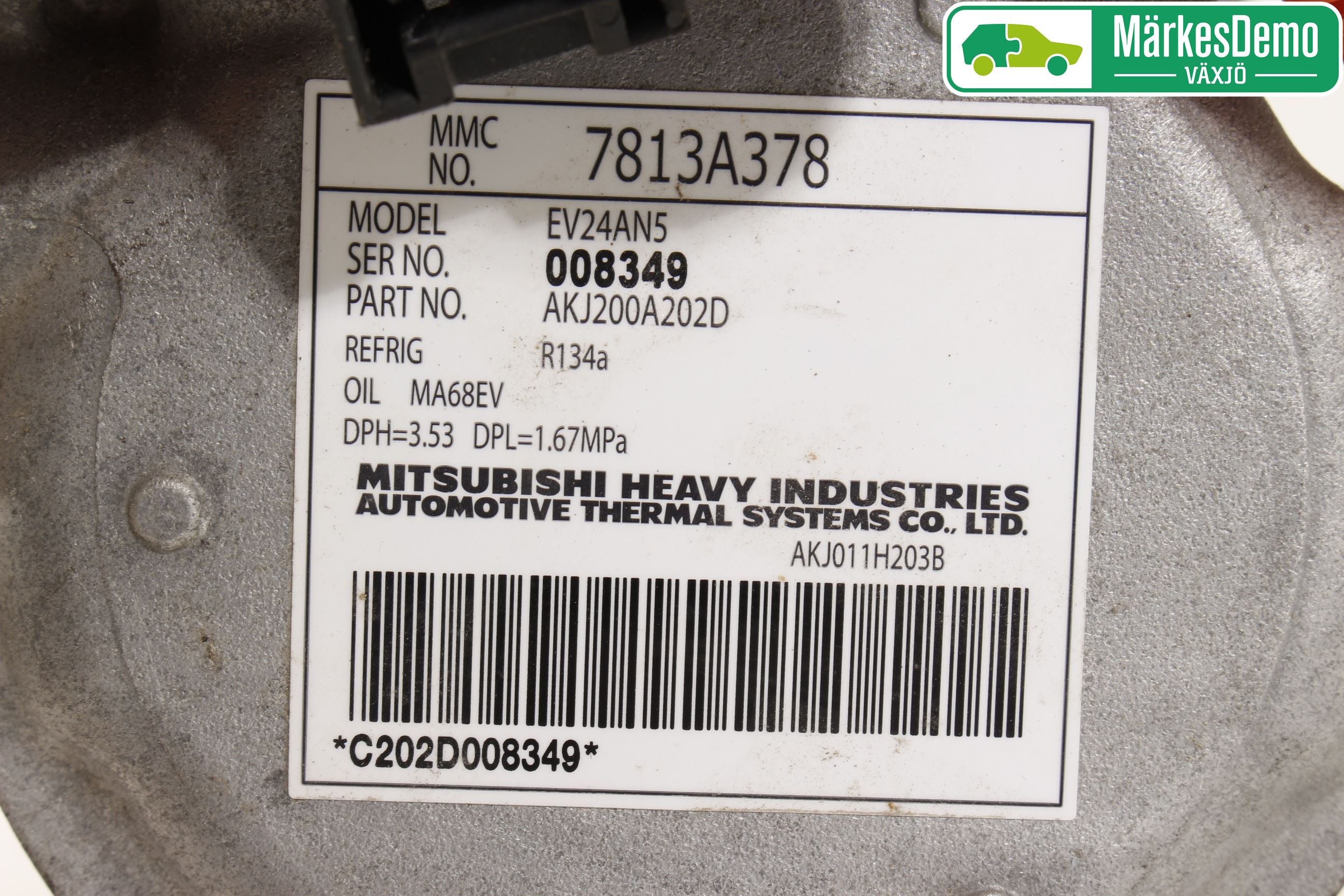 Mitsubishi OUTLANDER 13-21 Ac Kompressor