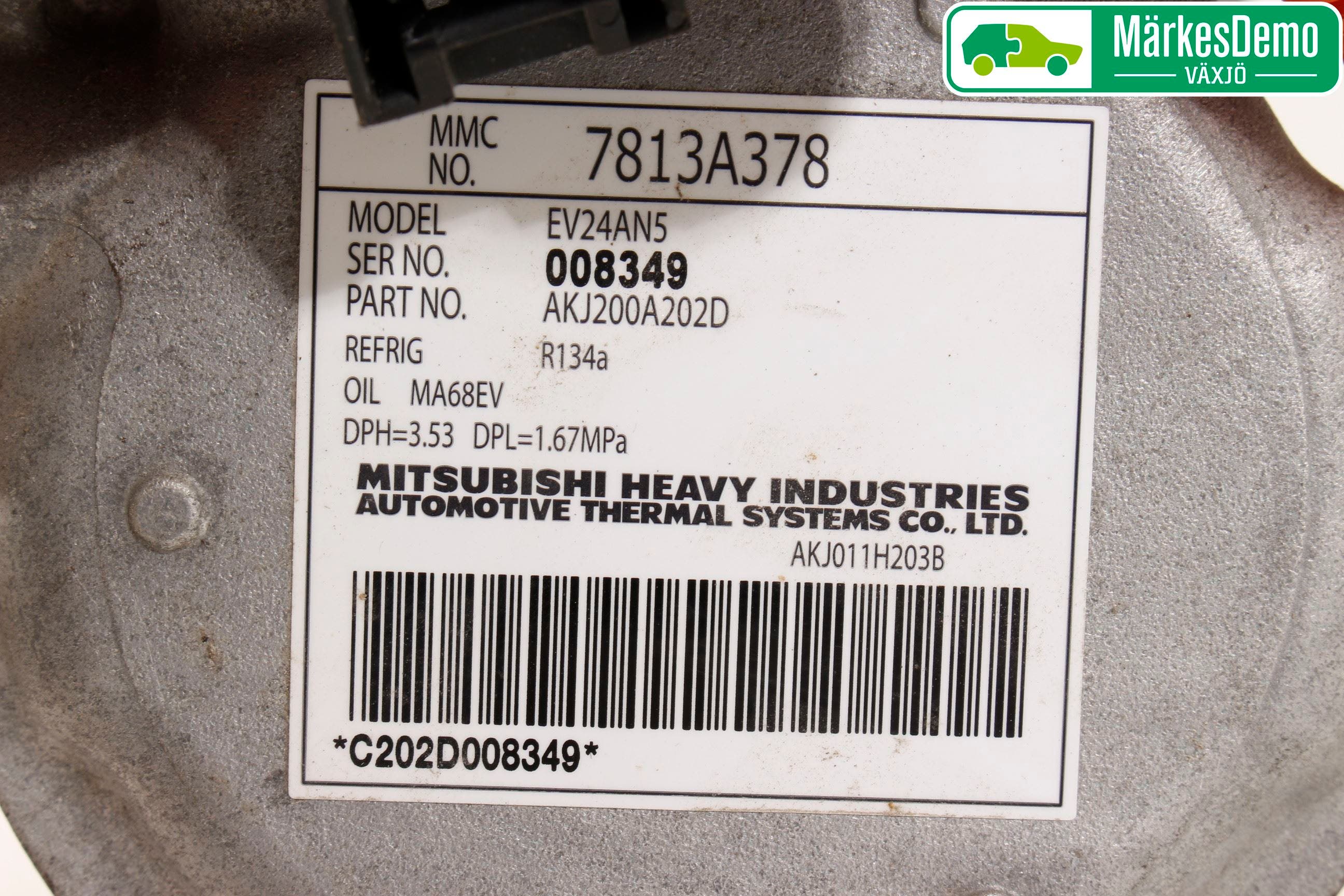 Mitsubishi OUTLANDER 13-21 Ac Kompressor