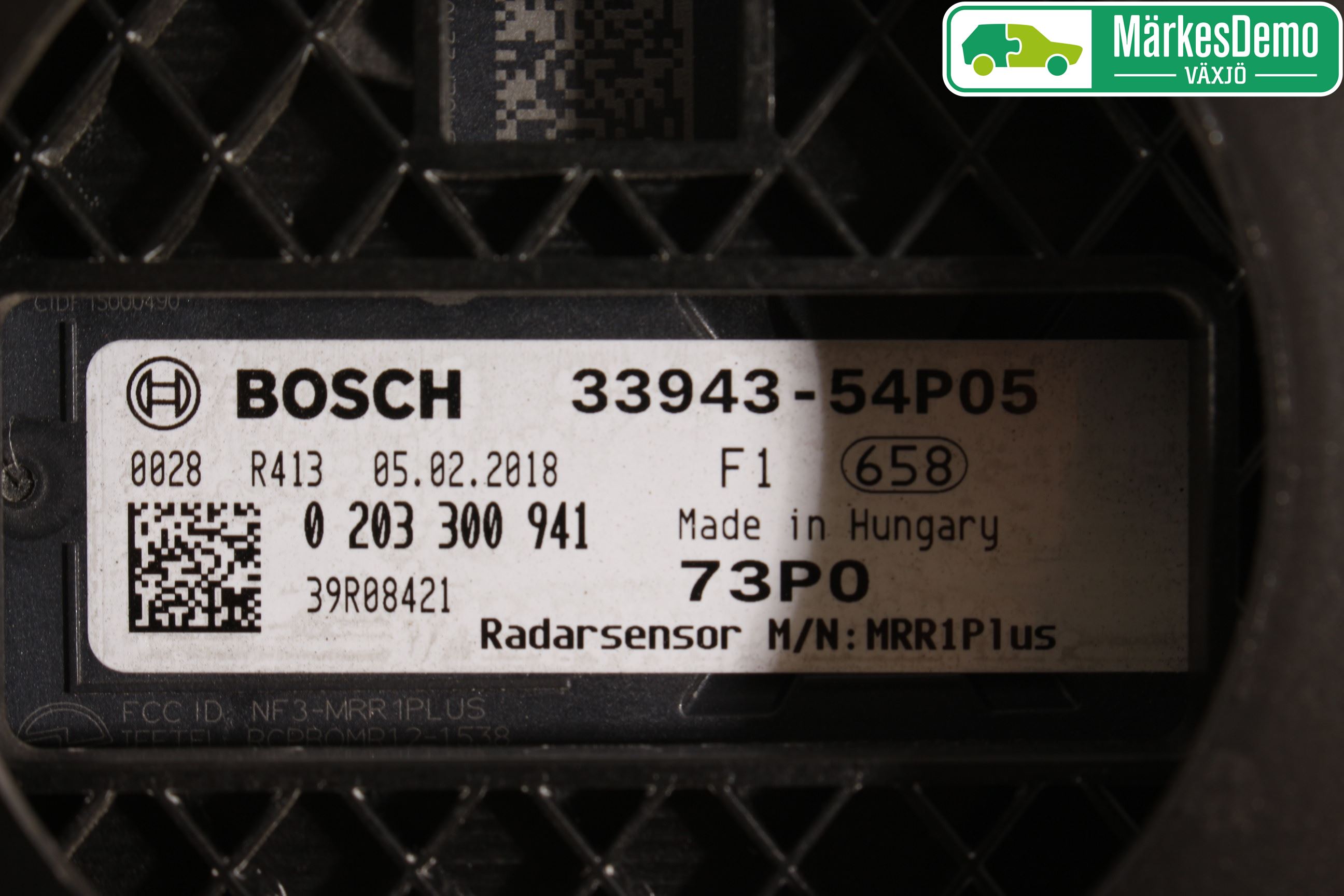 Suzuki VITARA 15- Sensor Aktivt Kollisionsskydd