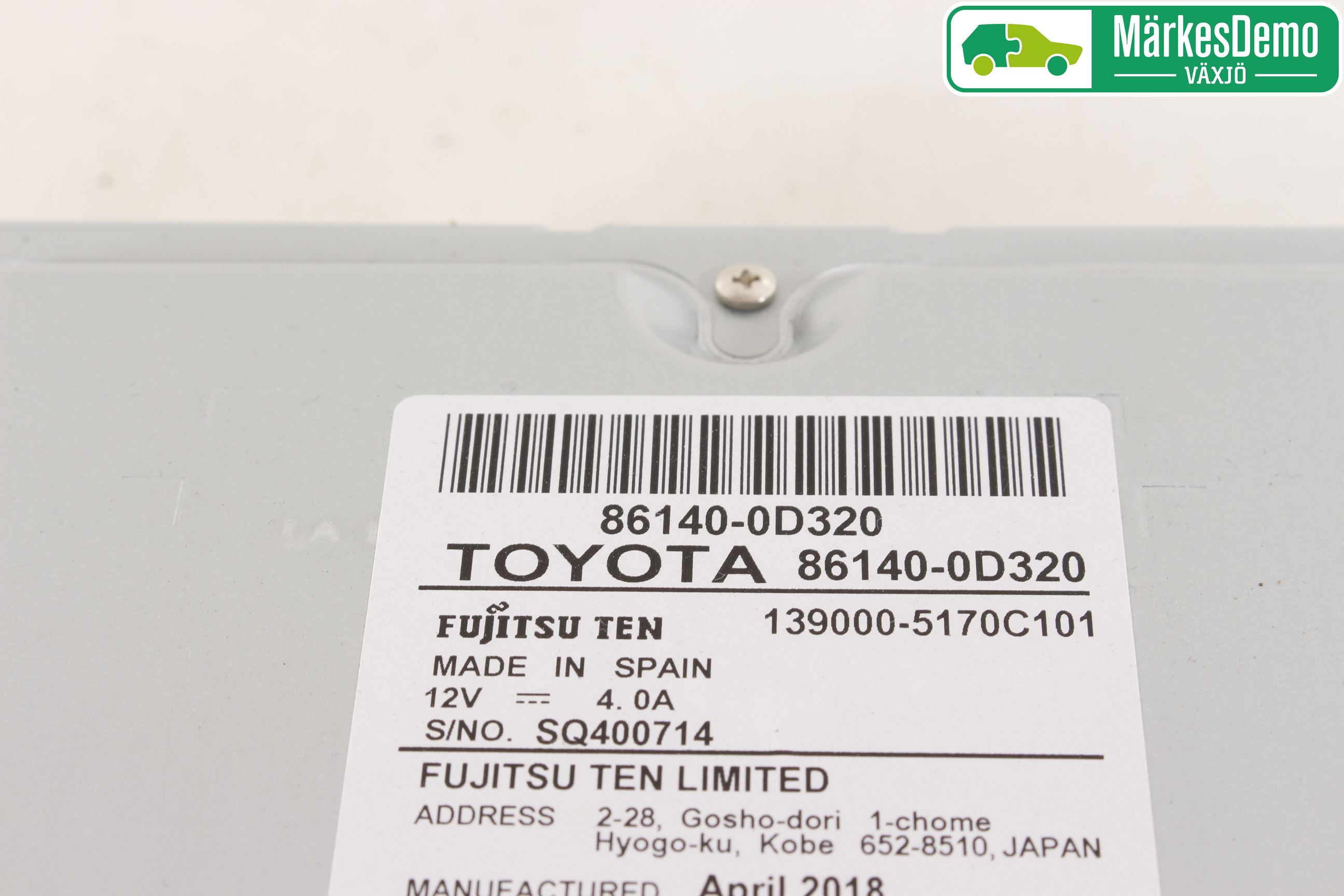 Toyota YARIS XP130 15-20 Cd Radio - Multimediapanel