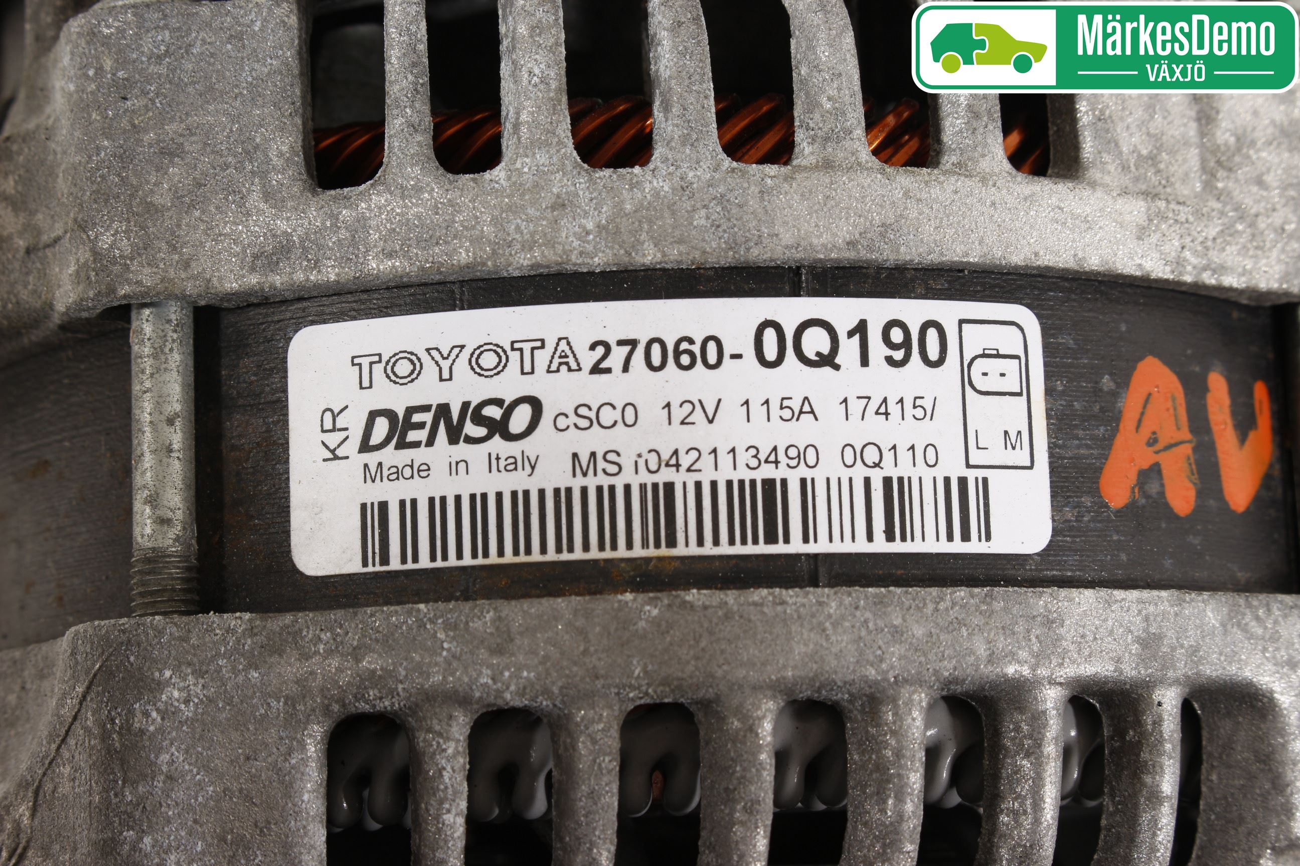 Toyota AYGO 15-21 Generator