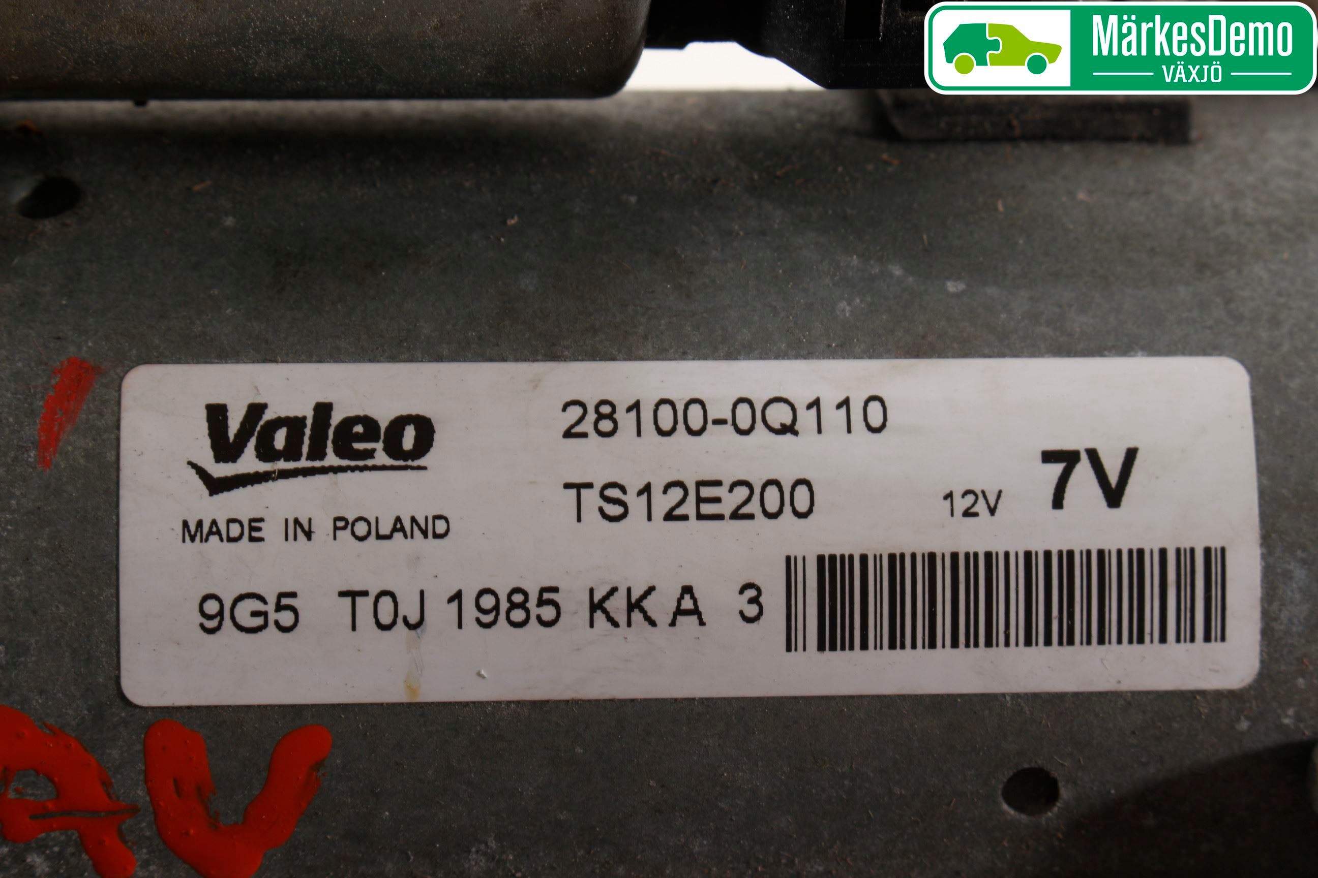 Toyota AYGO 15-21 Startmotor
