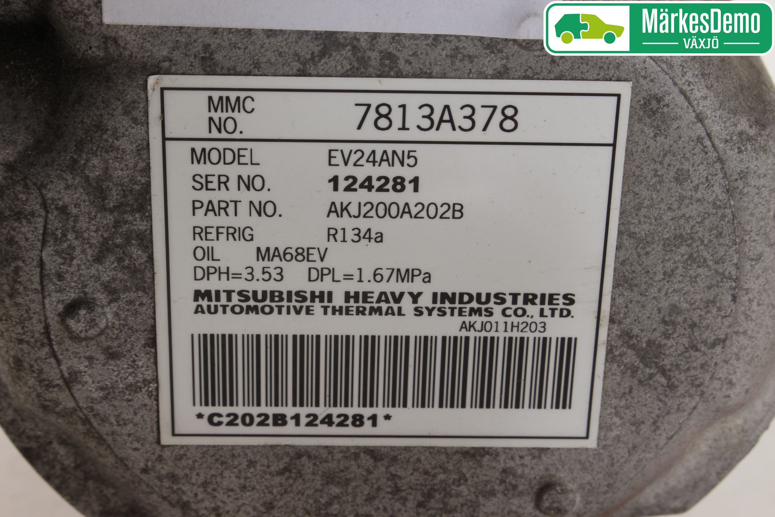 Mitsubishi OUTLANDER 13-21 Ac Kompressor