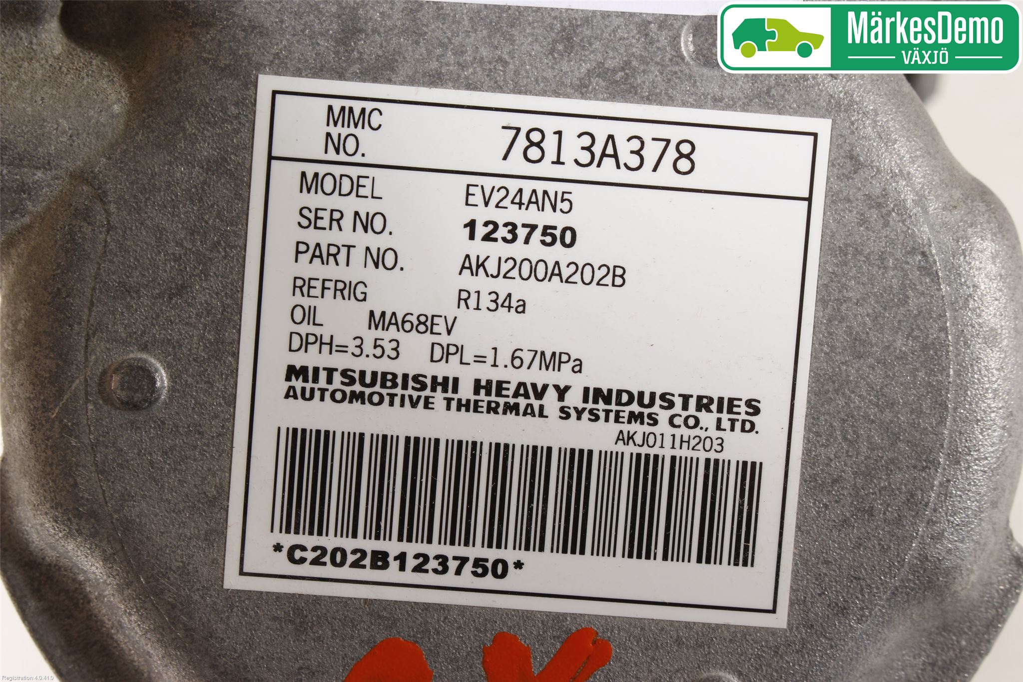 Mitsubishi OUTLANDER 13-21 Ac Kompressor