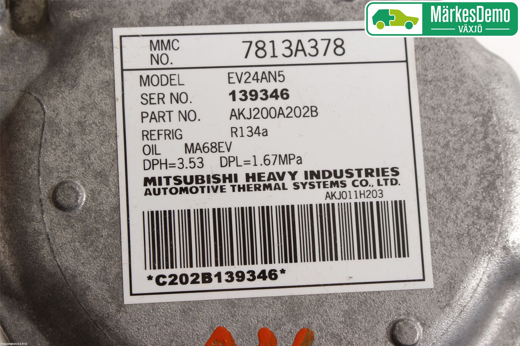 Mitsubishi OUTLANDER 13-21 Ac Kompressor