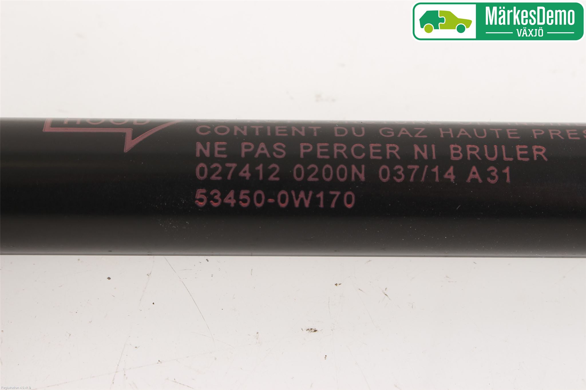 Lexus RX AL10 09-15 Gasfjäder Motorhuv