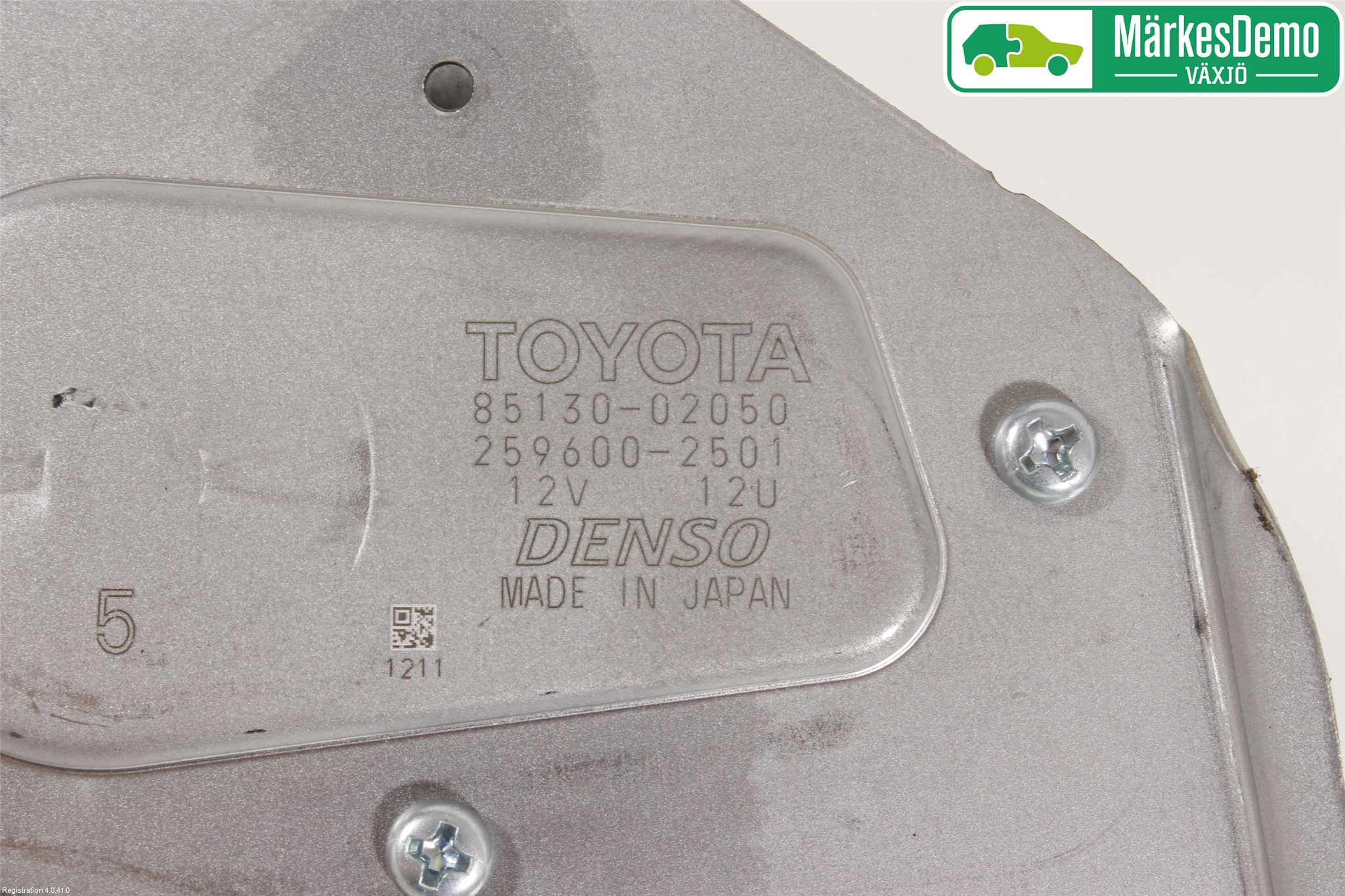 Toyota AURIS 13-19 Torkarmotor Baklucka