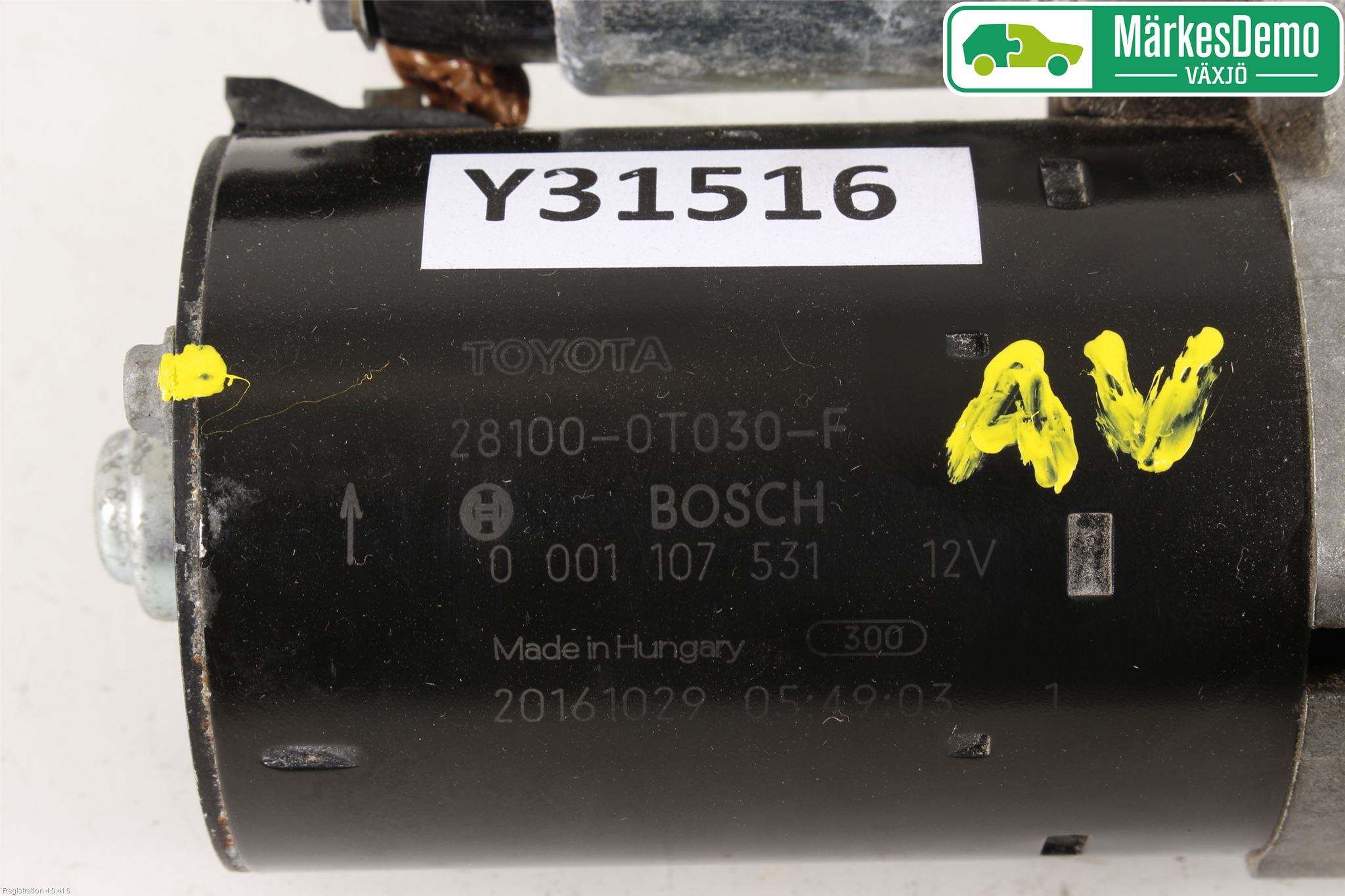 Toyota AVENSIS 16-18 Startmotor