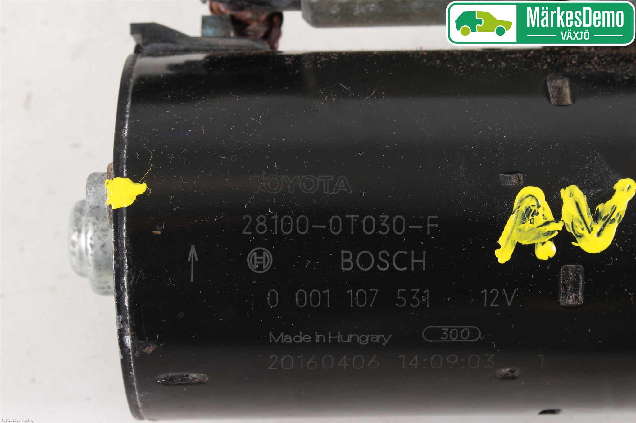 Toyota AURIS 13-19 Startmotor