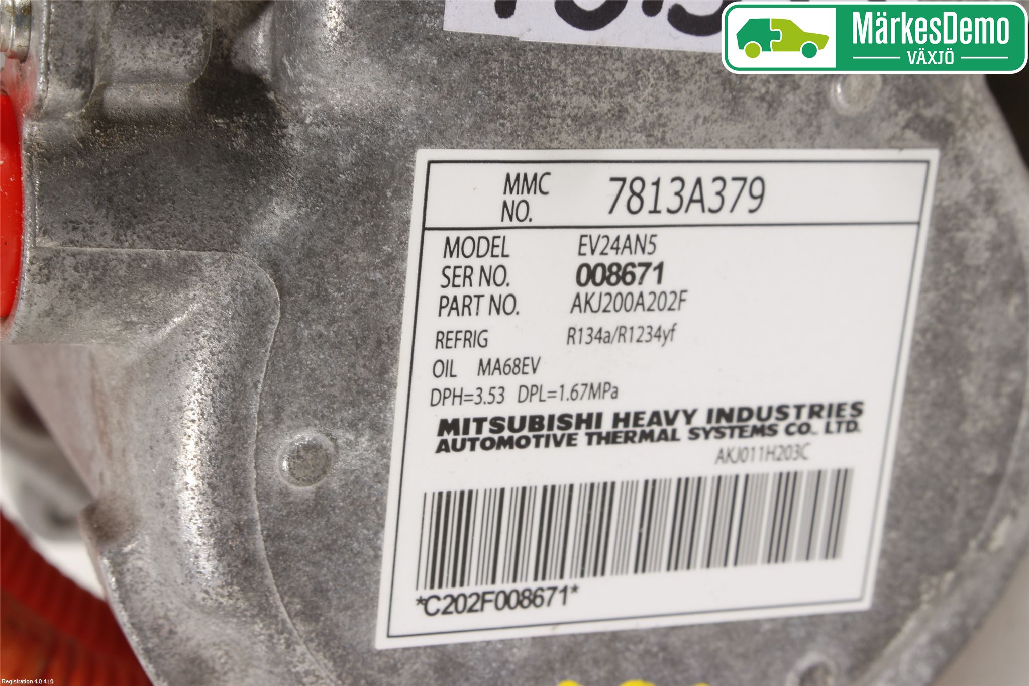 Mitsubishi OUTLANDER 13-21 Ac Kompressor