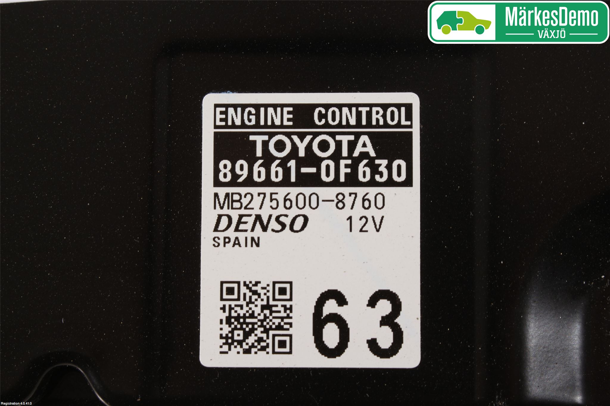 Toyota VERSO 09-18 Styrenhet Insprut Bensin