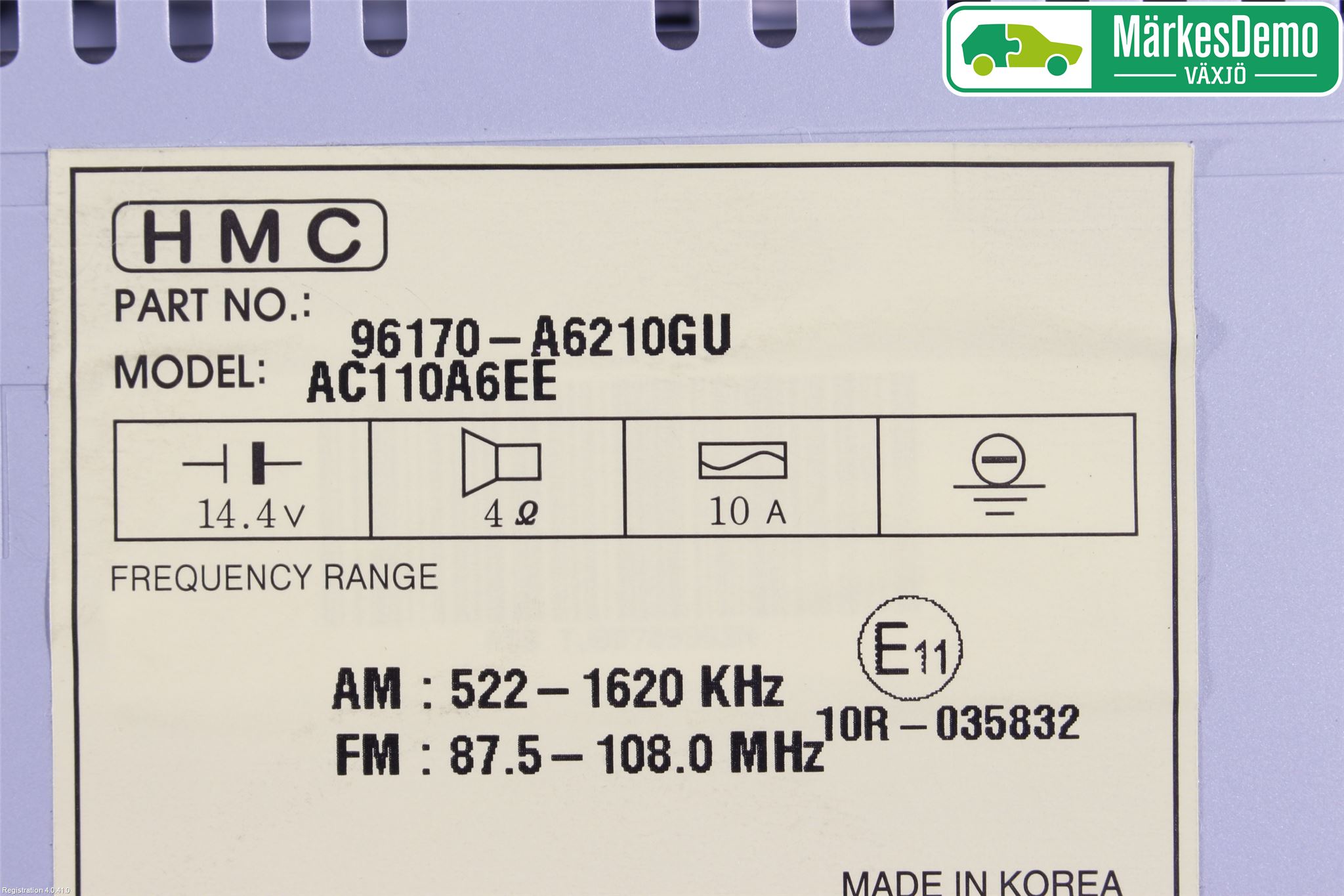 Hyundai i30 GD 13-17 Cd Radio - Multimediapanel