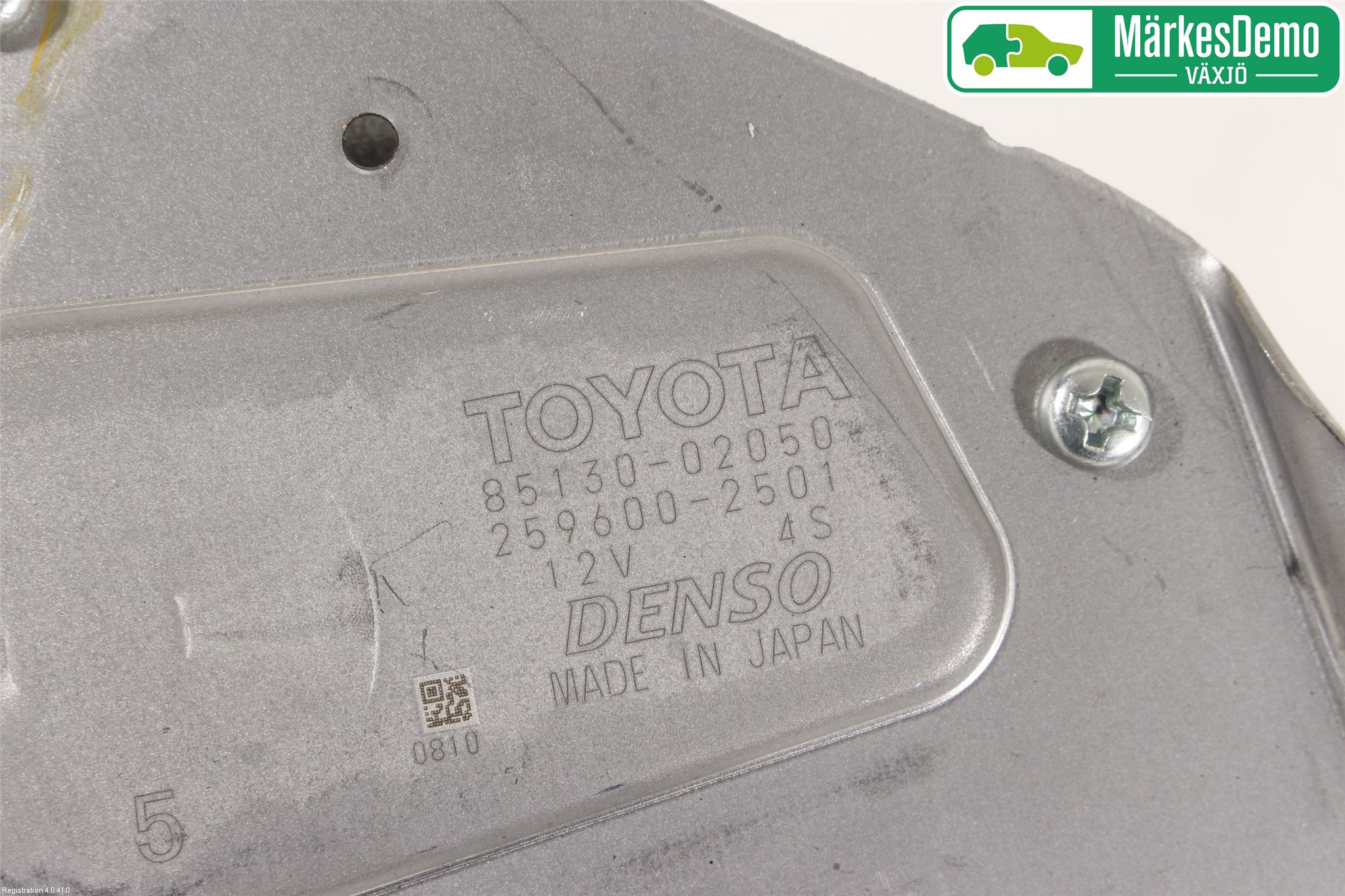 Toyota AURIS 13-19 Torkarmotor Baklucka