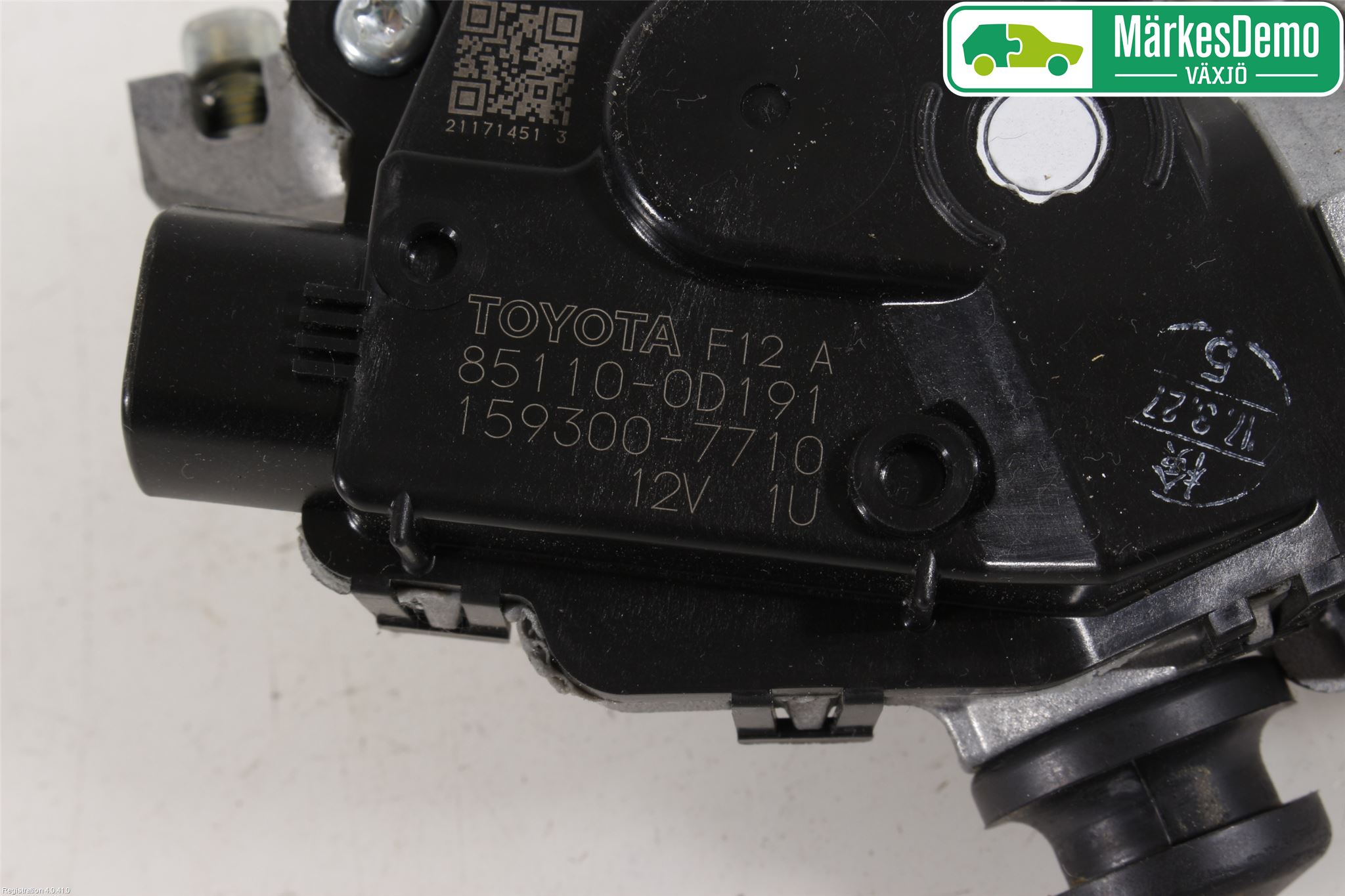 Toyota YARIS XP130 15-20 Torkarmotor Vindruta