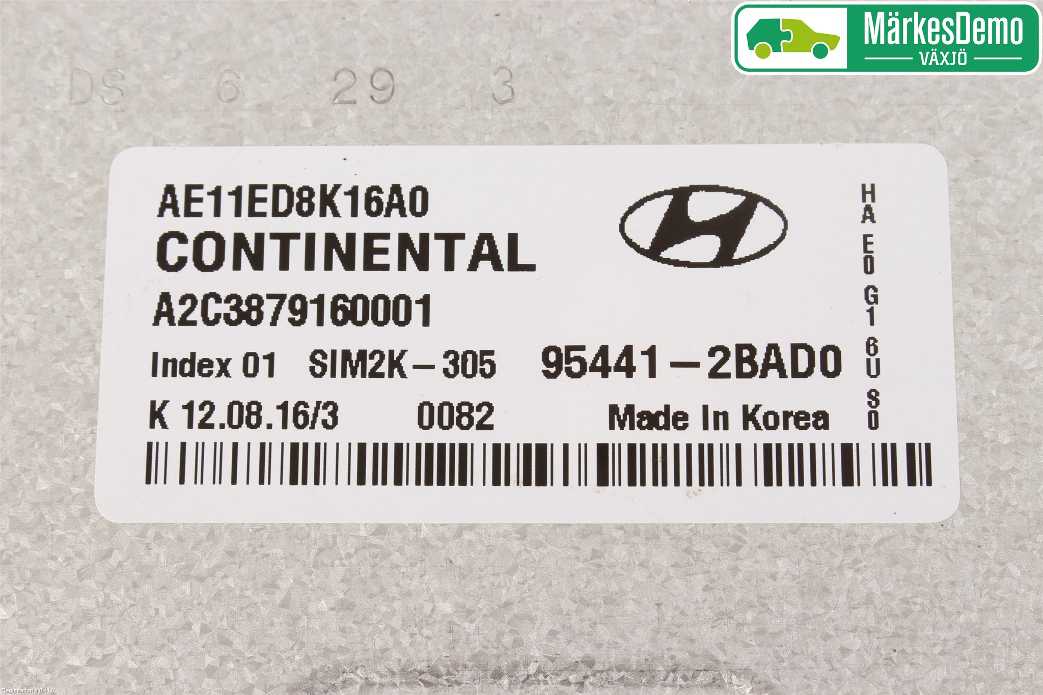 Hyundai IONIQ AE 17-22 Styrenhet Insprut Bensin