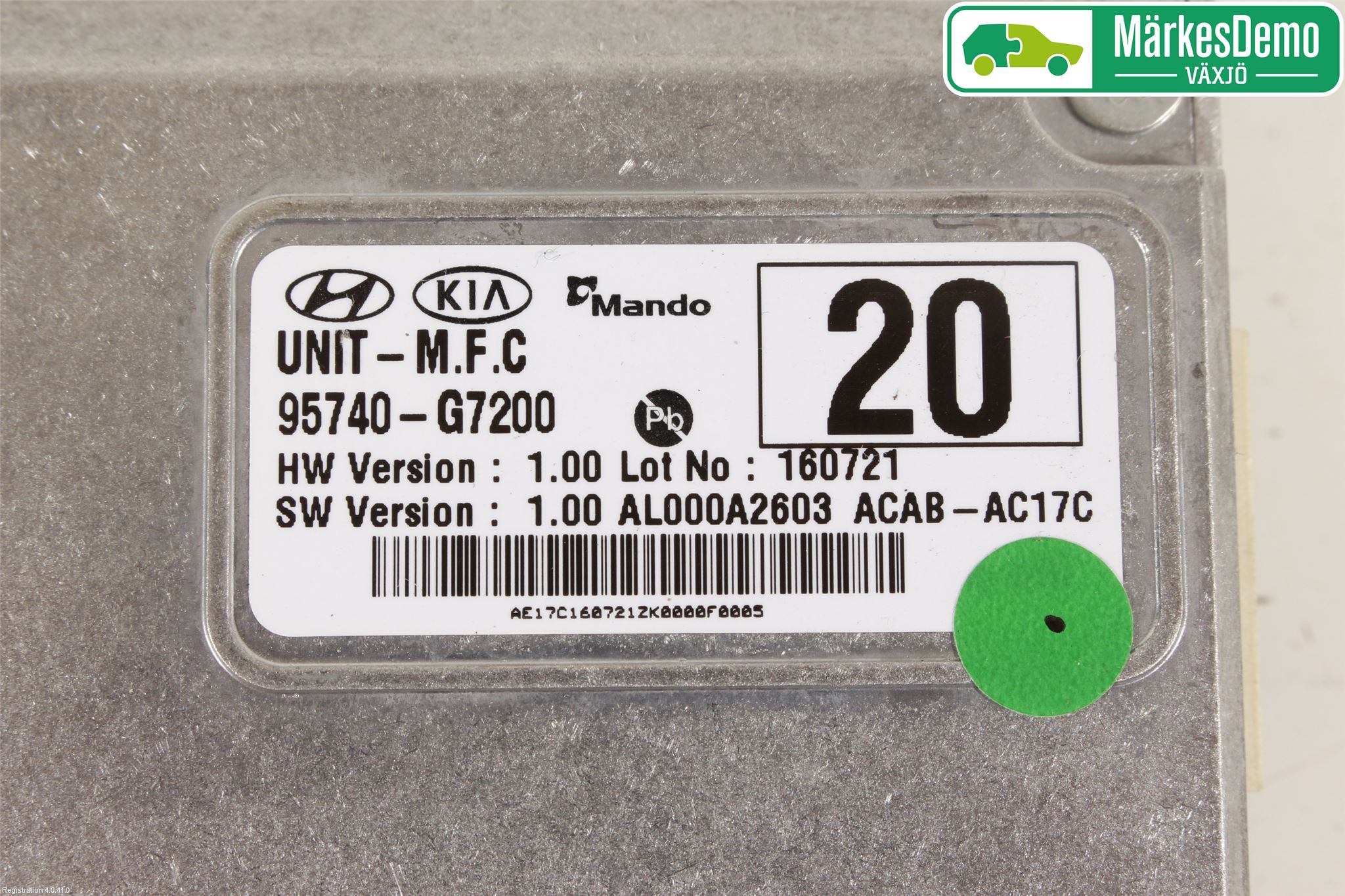 Hyundai IONIQ AE 17-22 Sensor Aktivt Kollisionsskydd