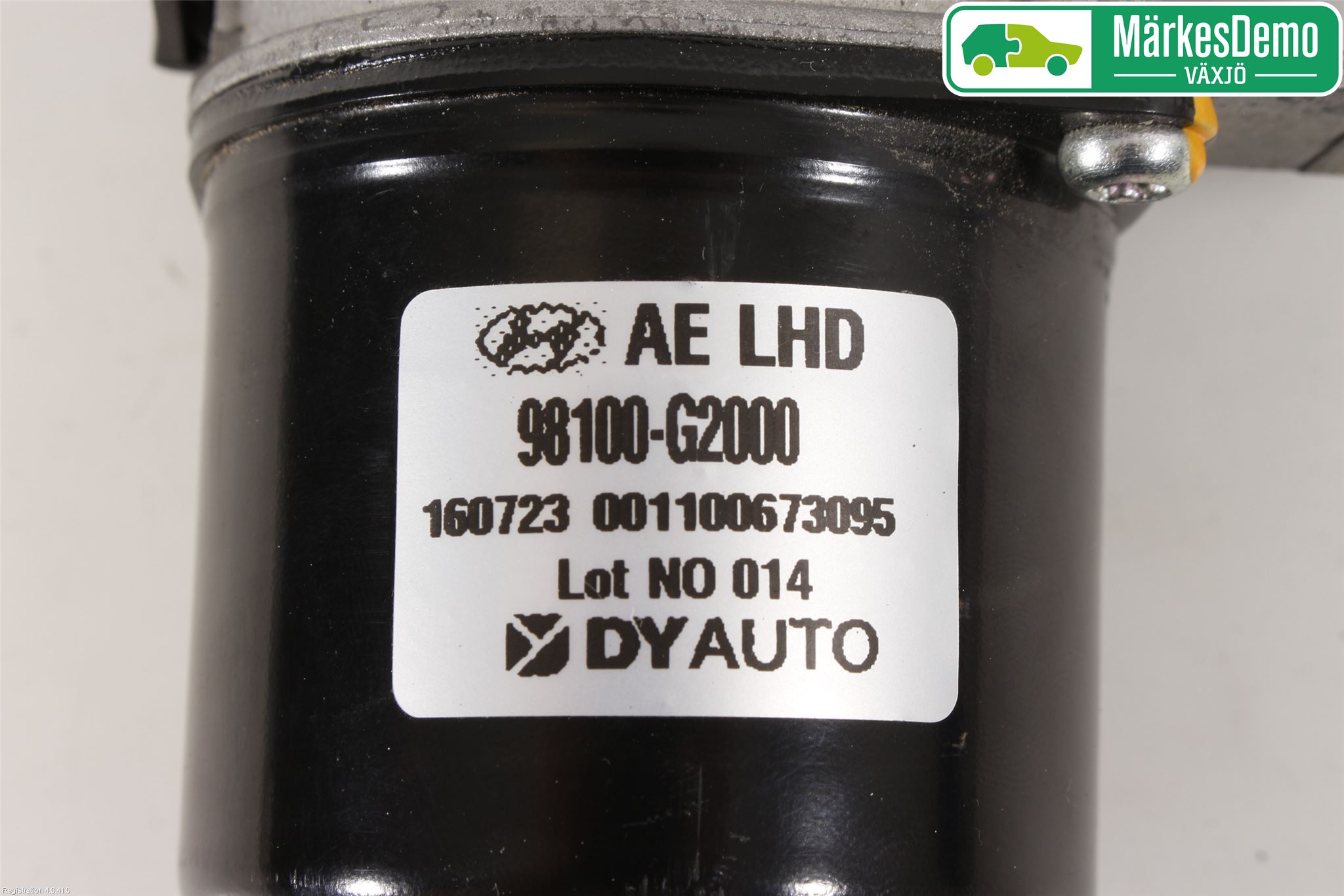 Hyundai IONIQ AE 17-22 Torkarmotor Vindruta