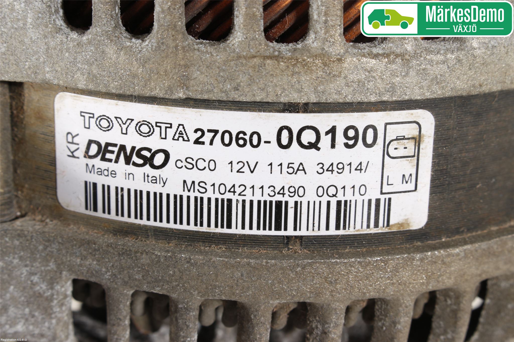 Toyota AYGO 15-21 Generator