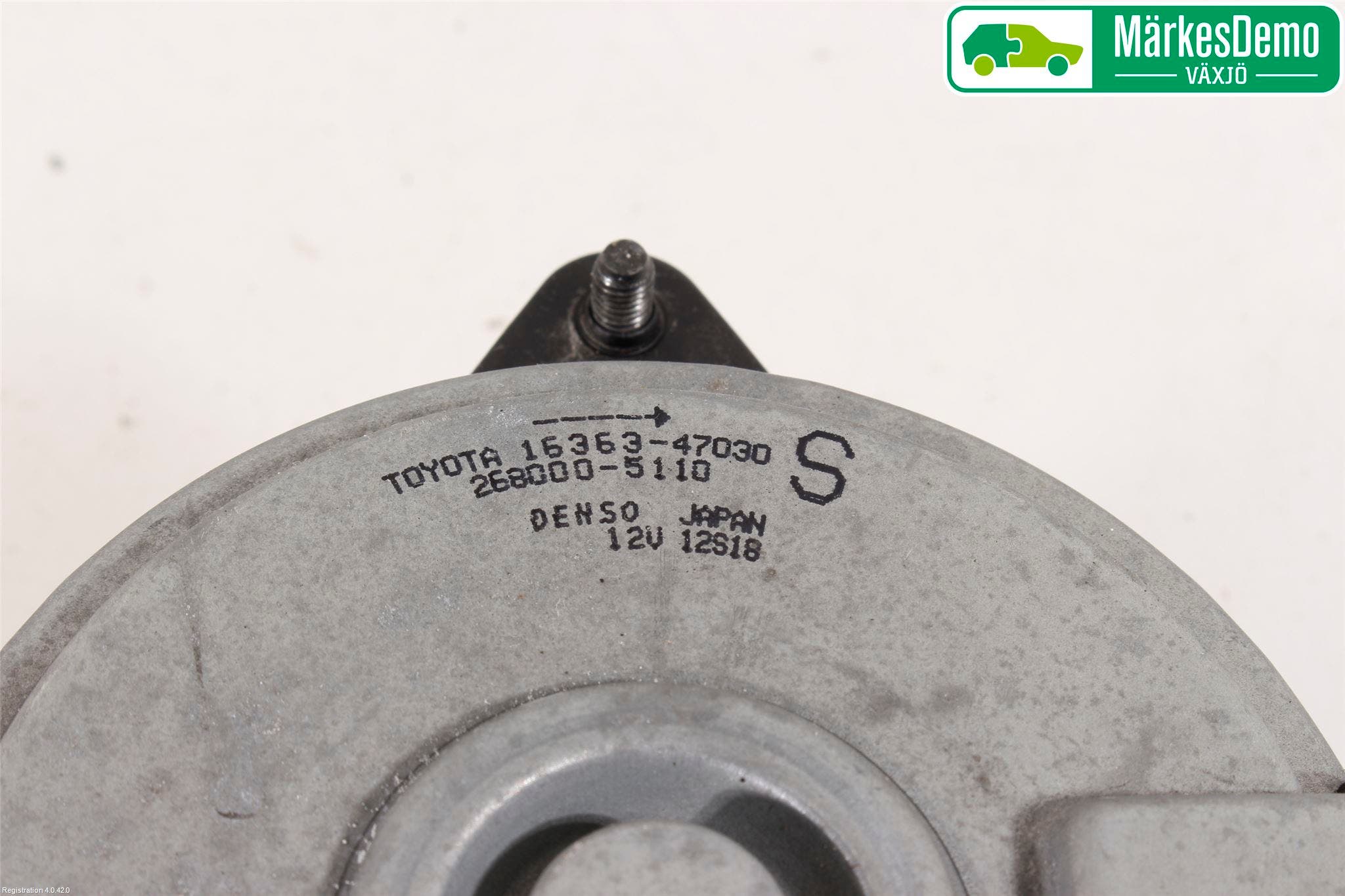 Toyota AURIS 13-19 Kylfläkt El