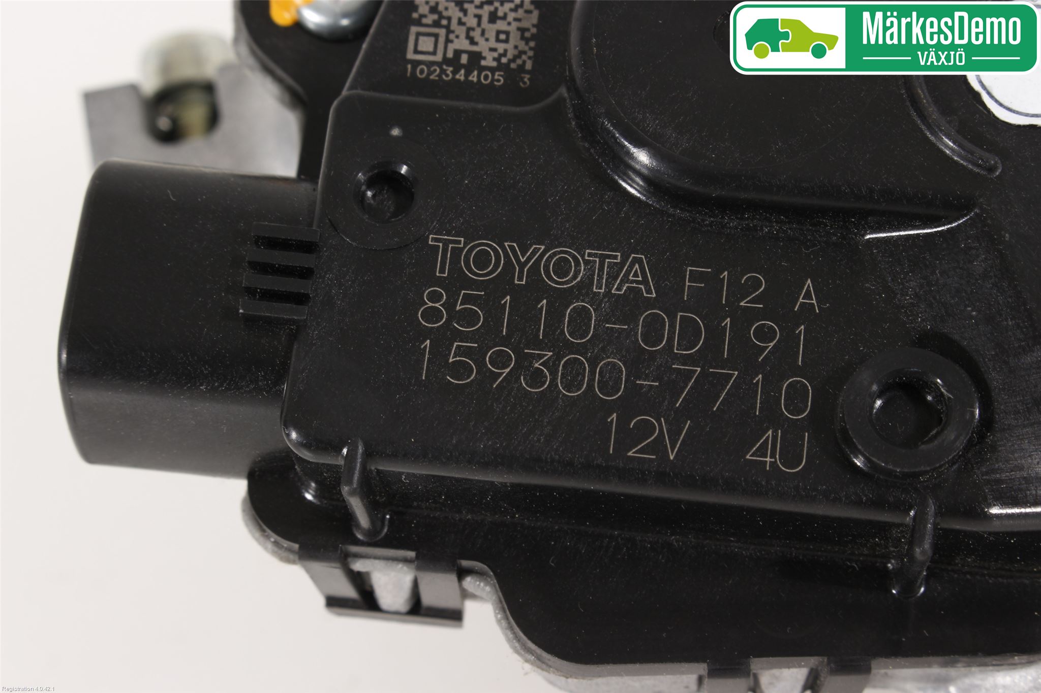 Toyota YARIS XP130 15-20 Torkarmotor Vindruta