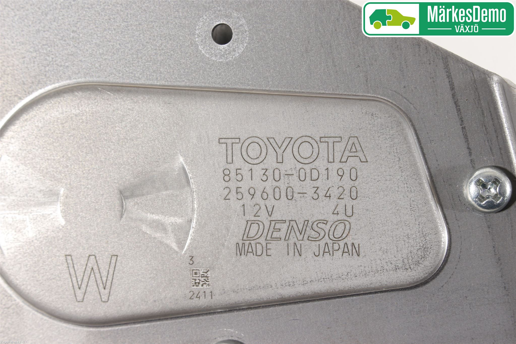 Toyota YARIS XP130 15-20 Torkarmotor Baklucka