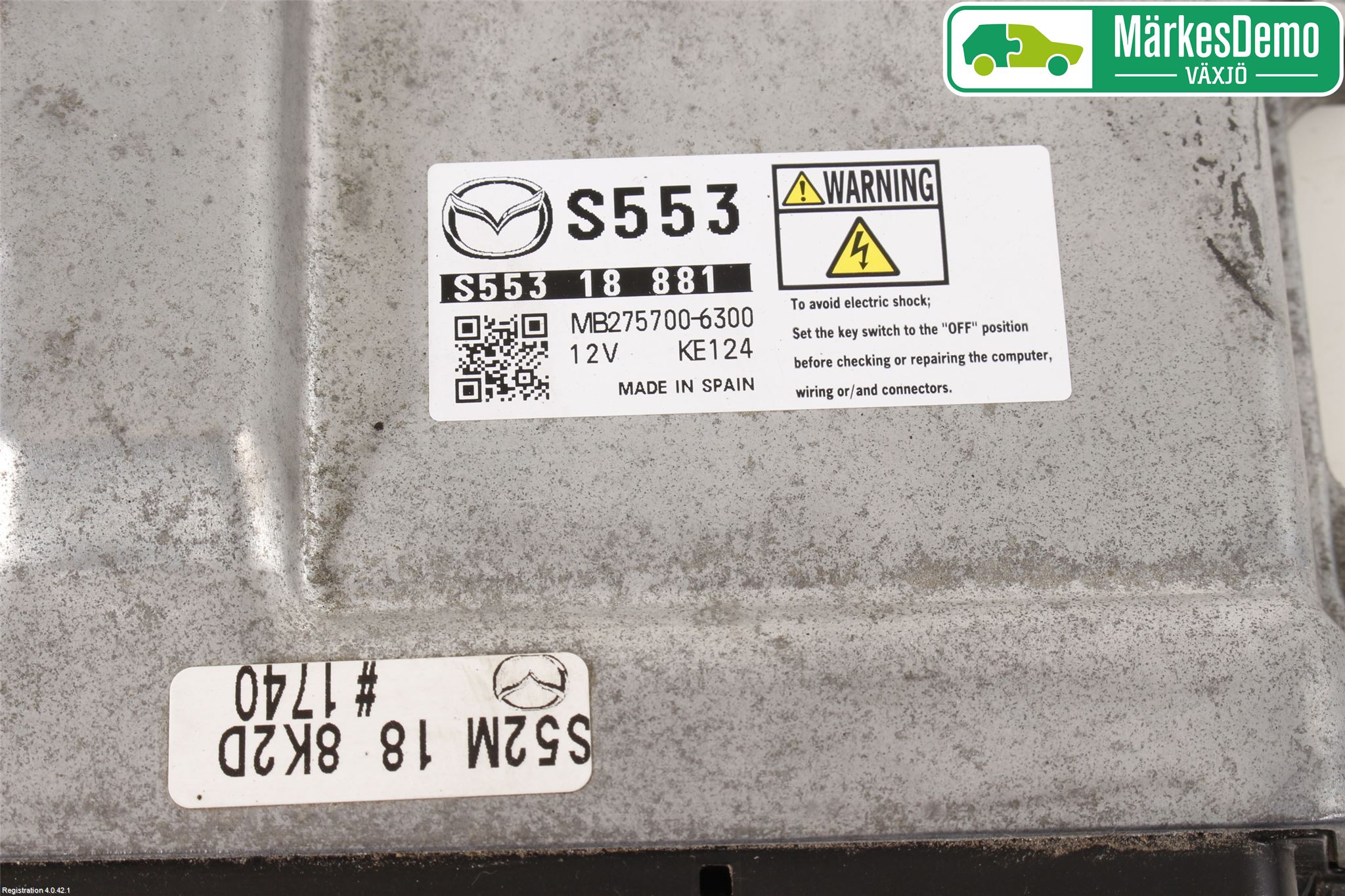 Mazda CX-3 Styrenhet Insprut Bensin