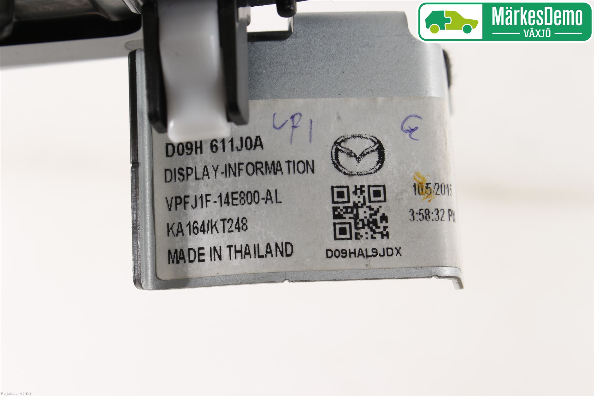 Mazda CX-3 Cd Radio - Multimediapanel