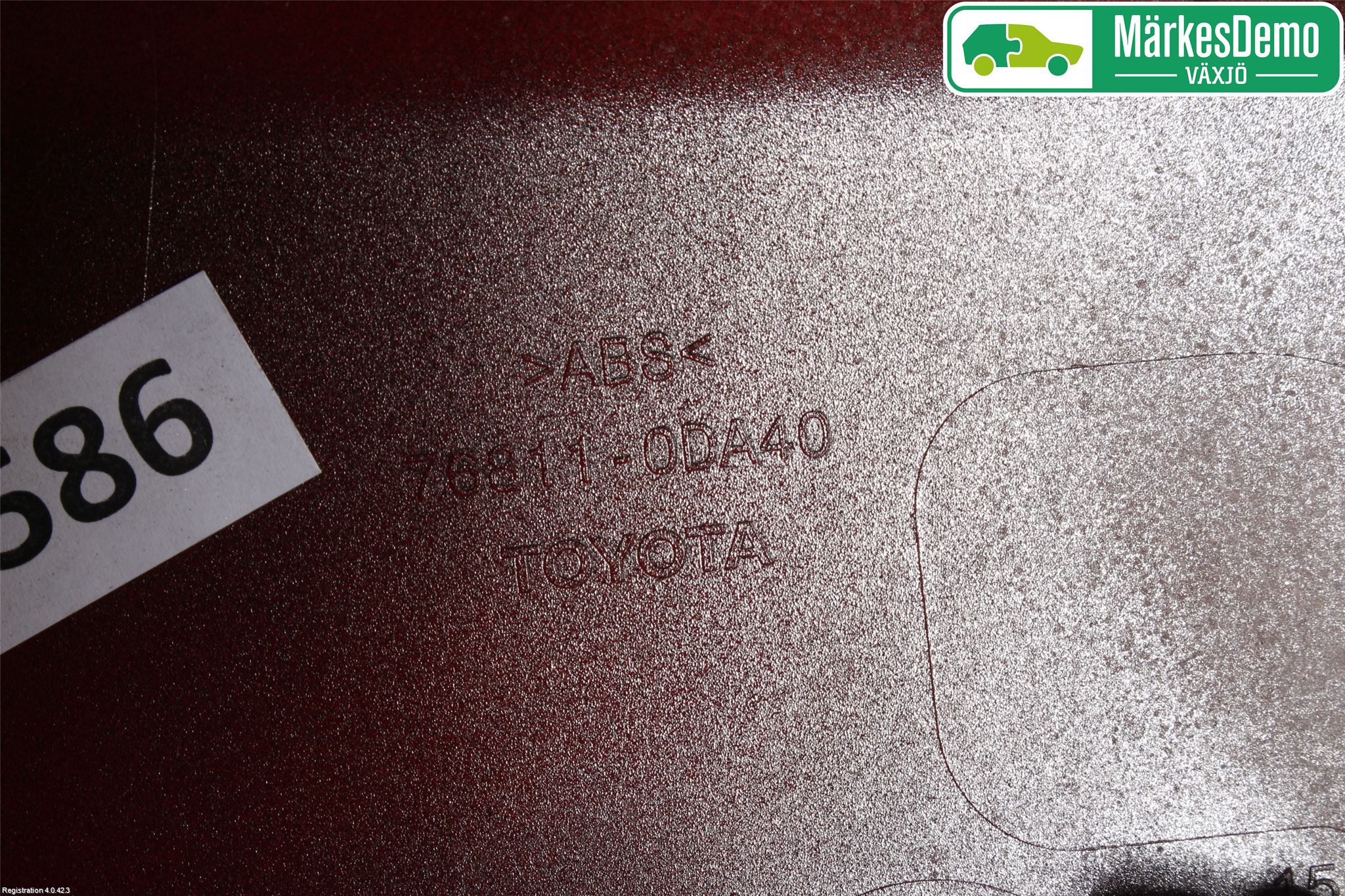 Toyota YARIS XP130 15-20 Reflexramp-Dekorramp