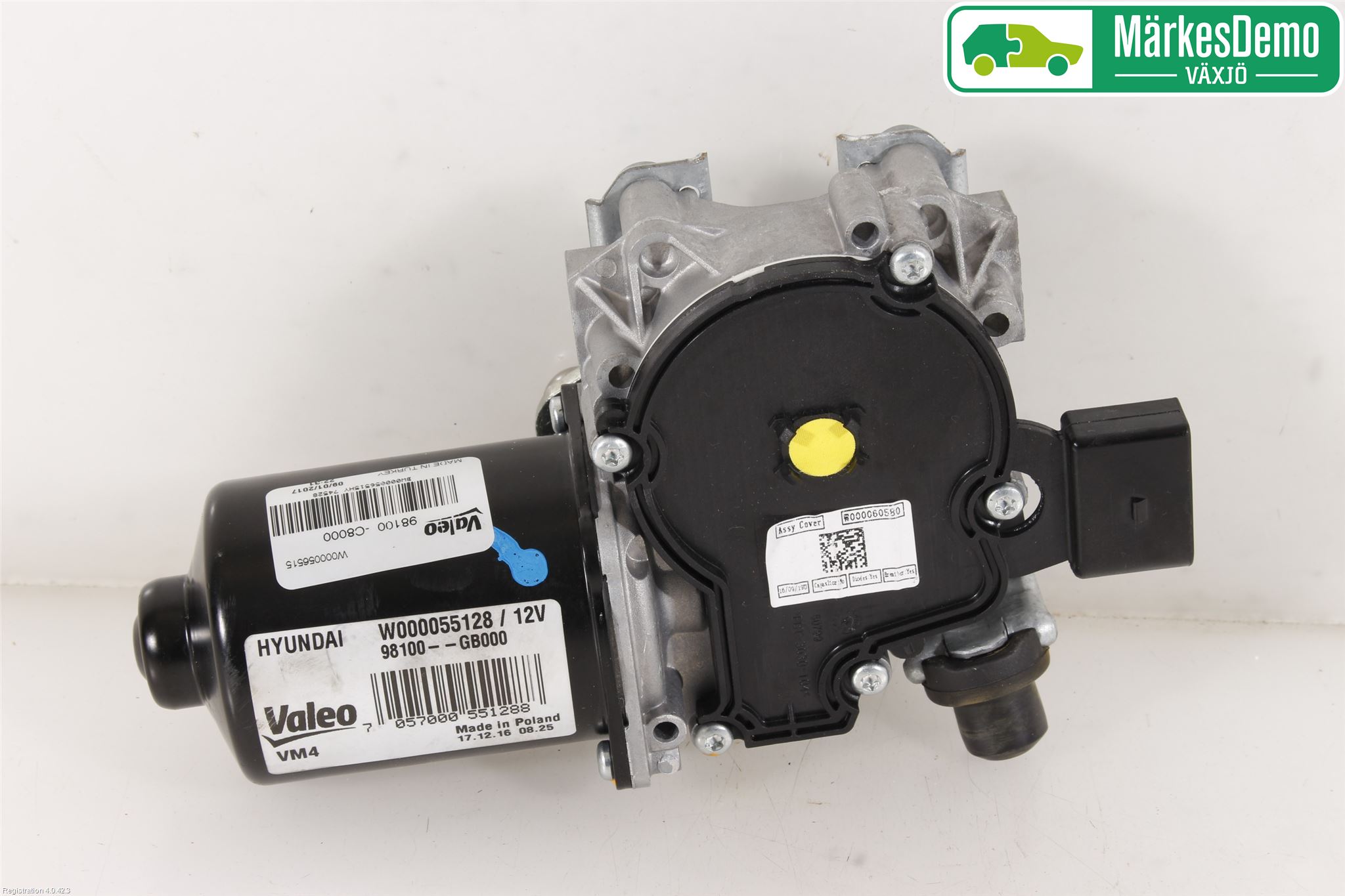 Hyundai i20 GB 15-20 Torkarmotor Vindruta