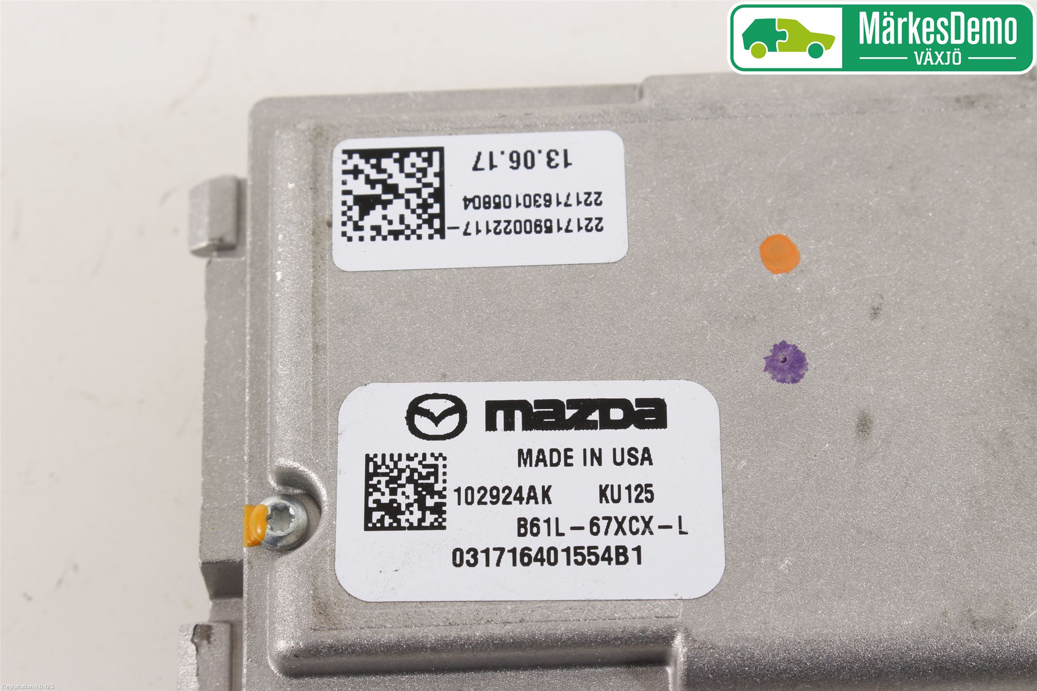 Mazda 3 III 14-19 Sensor Aktivt Kollisionsskydd