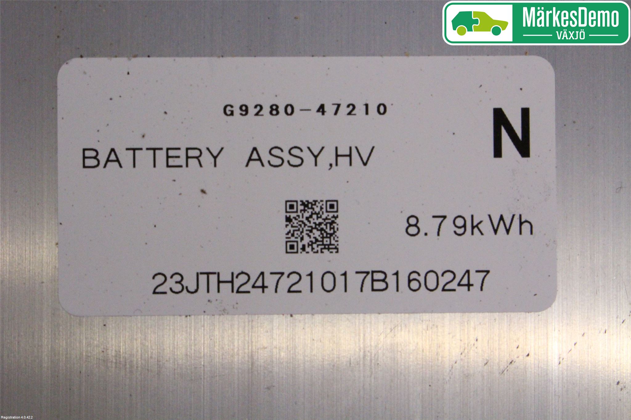 Toyota PRIUS (ZVW50) 16-21 Batteri Högspänning