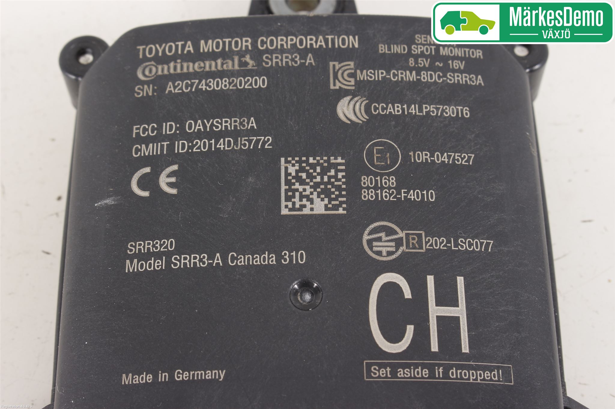 Toyota C-HR 16-23 Sensor Aktivt Kollisionsskydd