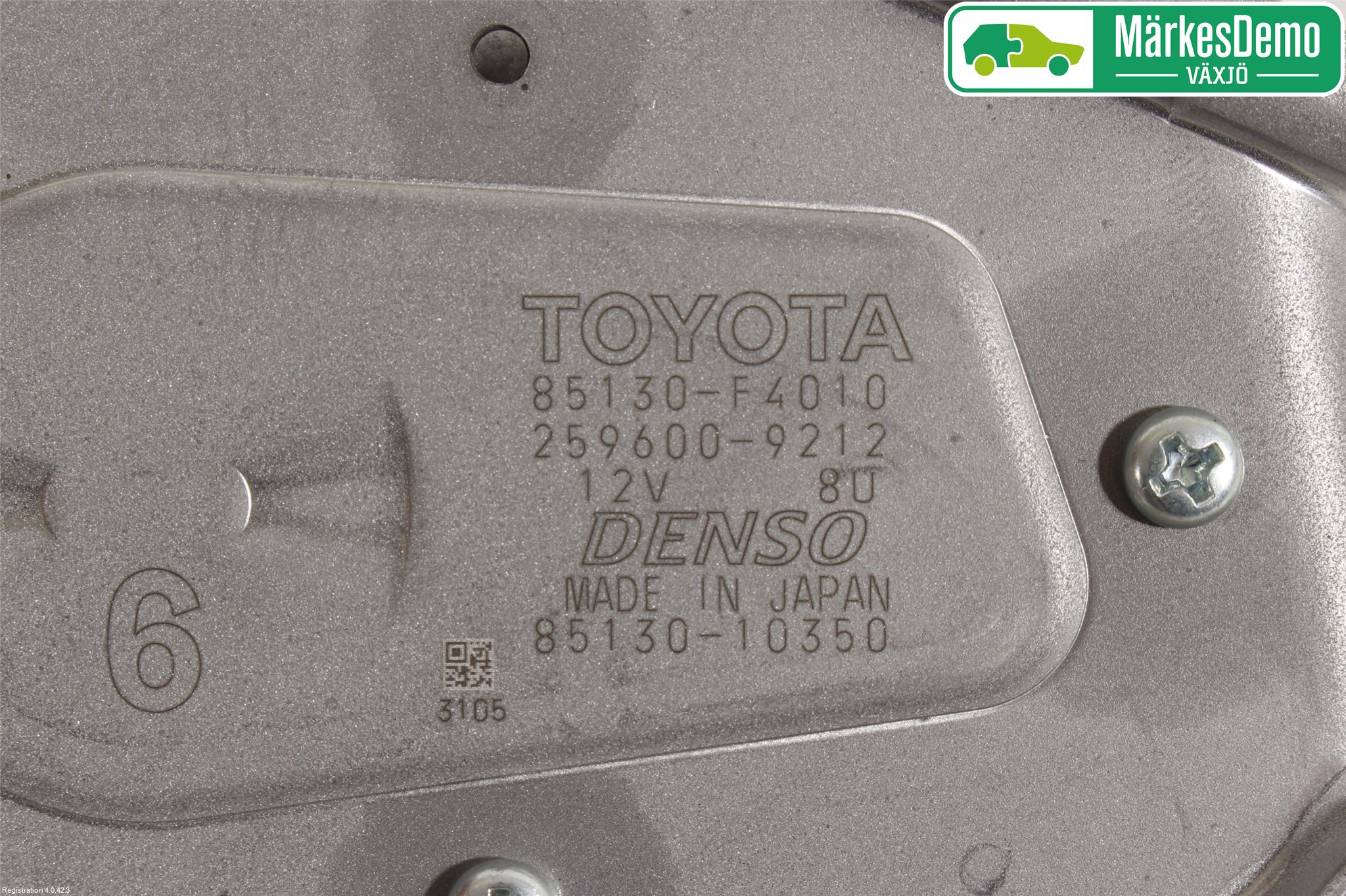 Toyota C-HR 16-23 Torkarmekanism Bakruta