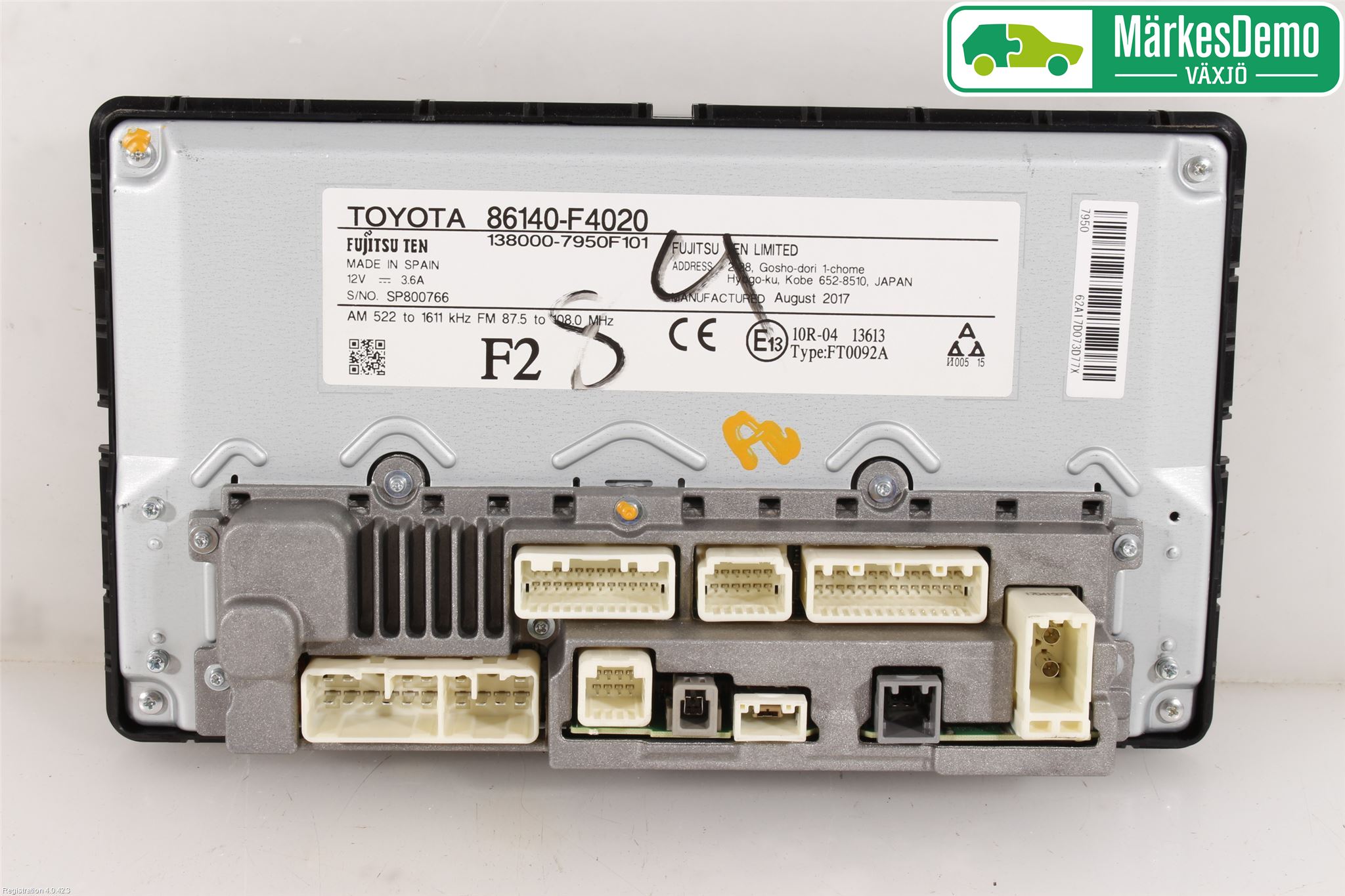 Toyota C-HR 16-23 Cd Radio - Multimediapanel