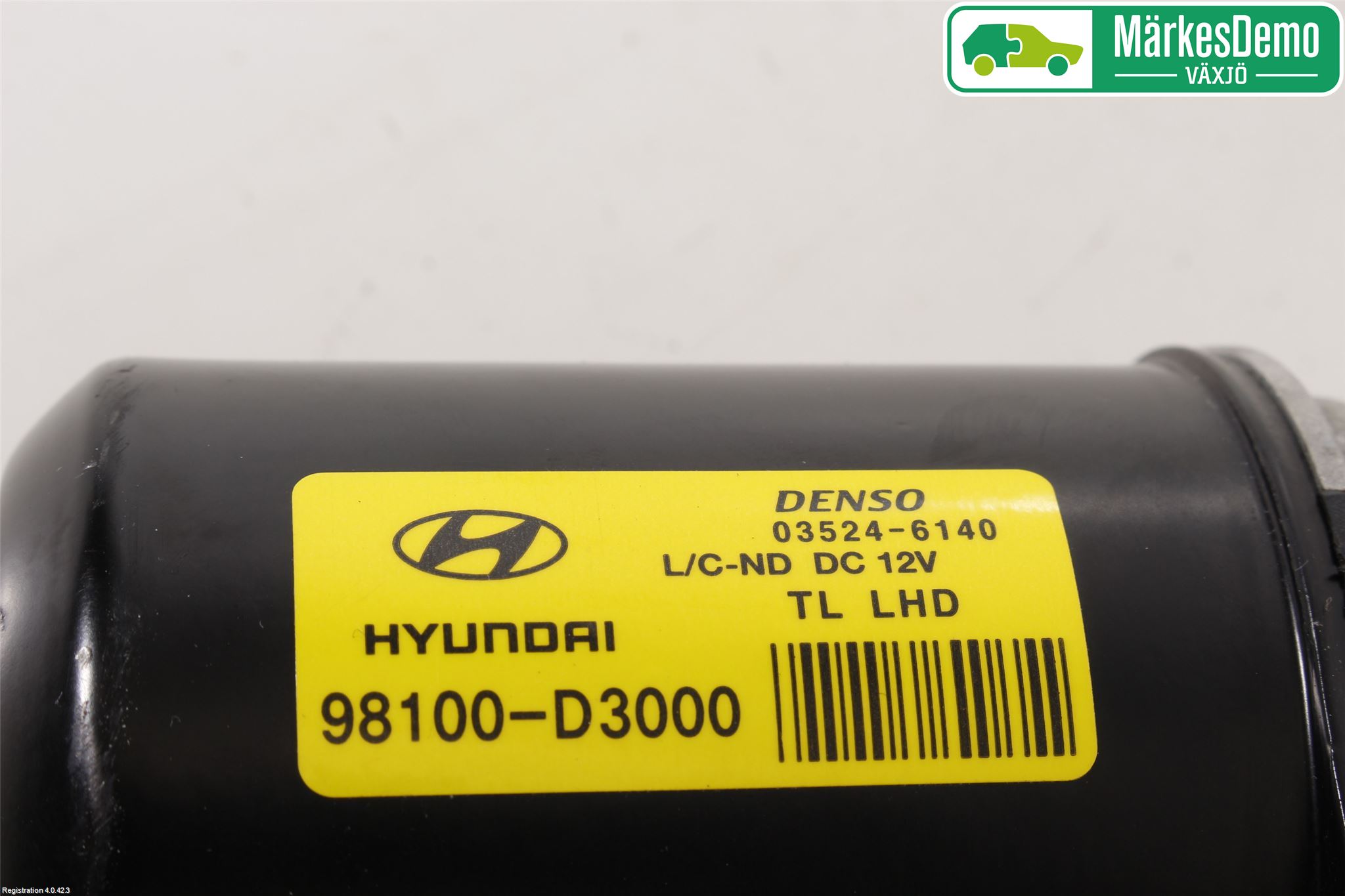 Hyundai TUCSON 05- Torkarmotor Vindruta