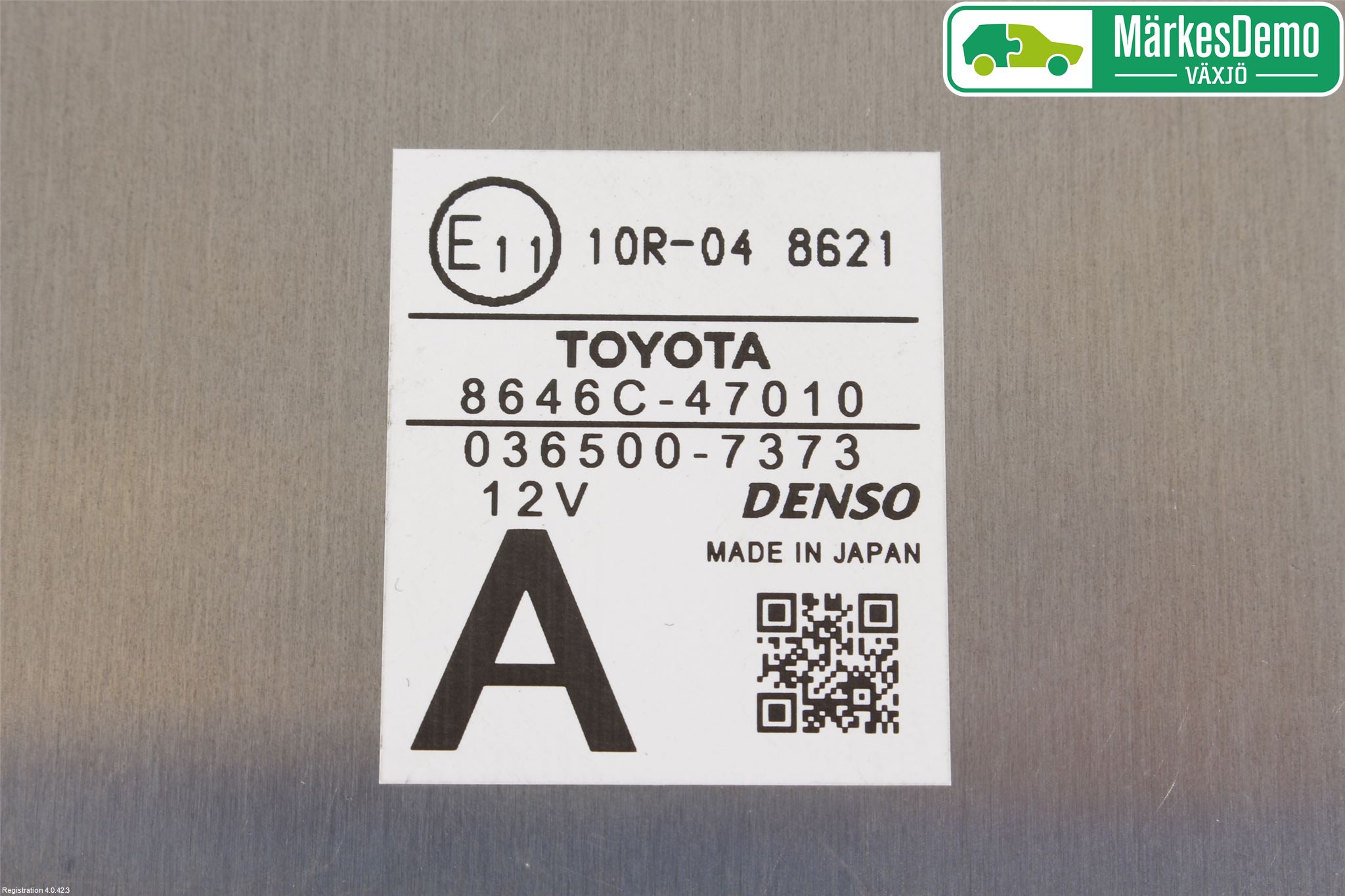 Toyota PRIUS (ZVW50) 16-21 Sensor Aktivt Kollisionsskydd