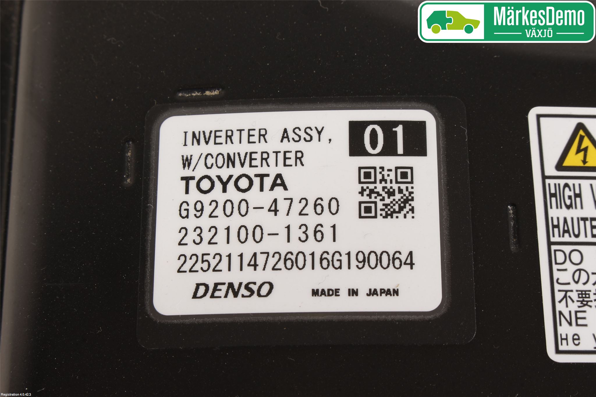 Toyota PRIUS (ZVW50) 16-21 Hybridconverter