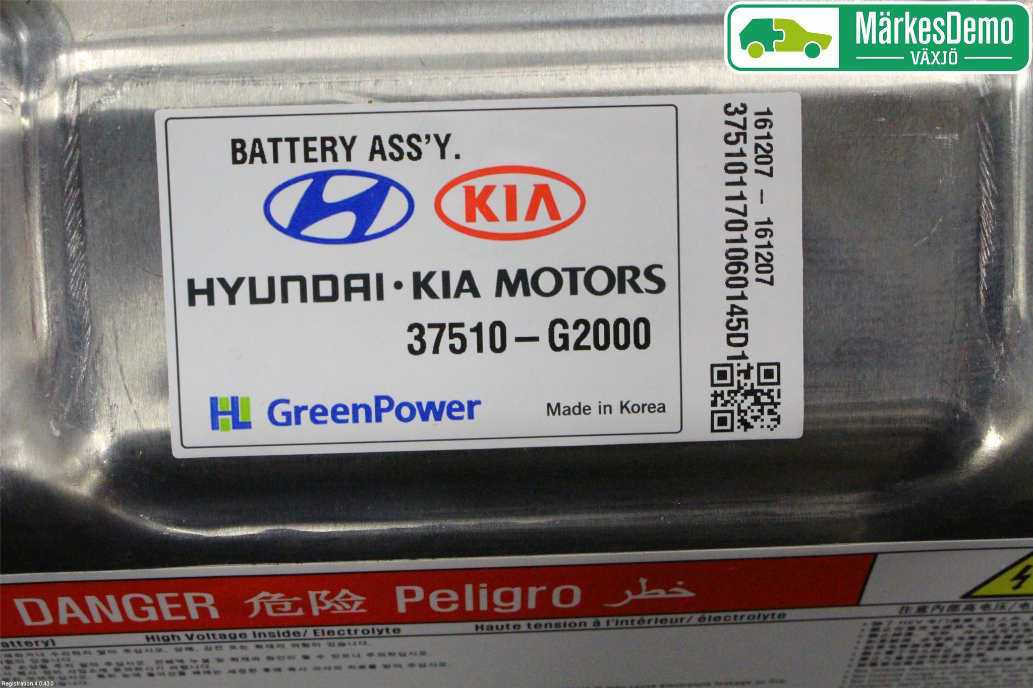 Hyundai IONIQ AE 17-22 Batteri Högspänning