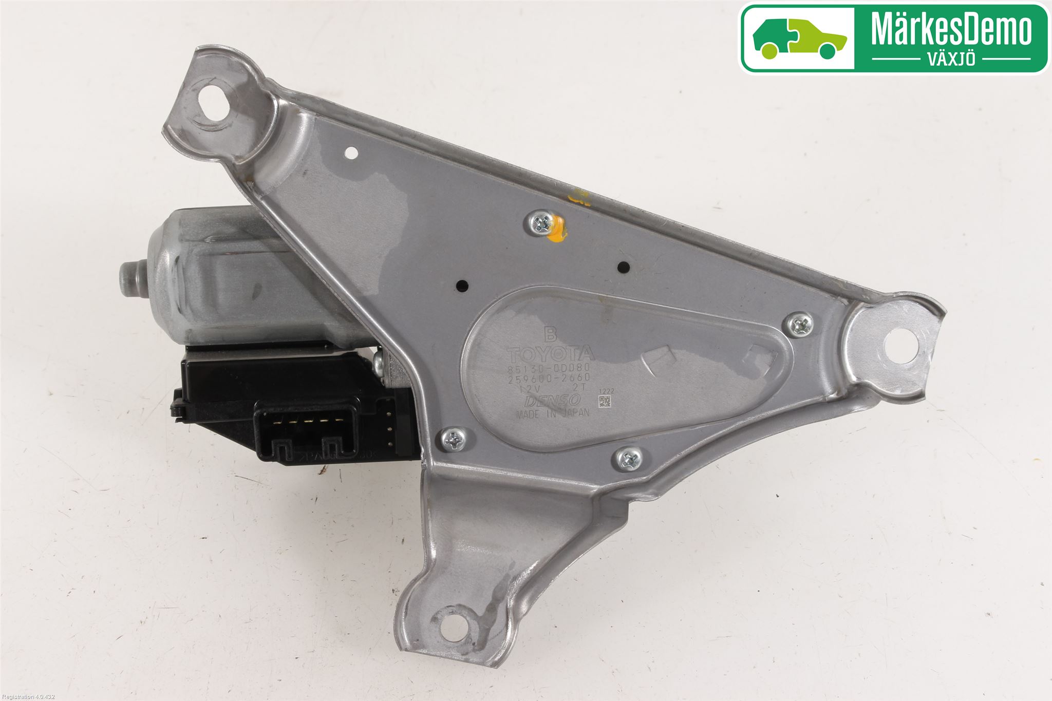 Toyota YARIS XP130 15-20 Torkarmotor Baklucka