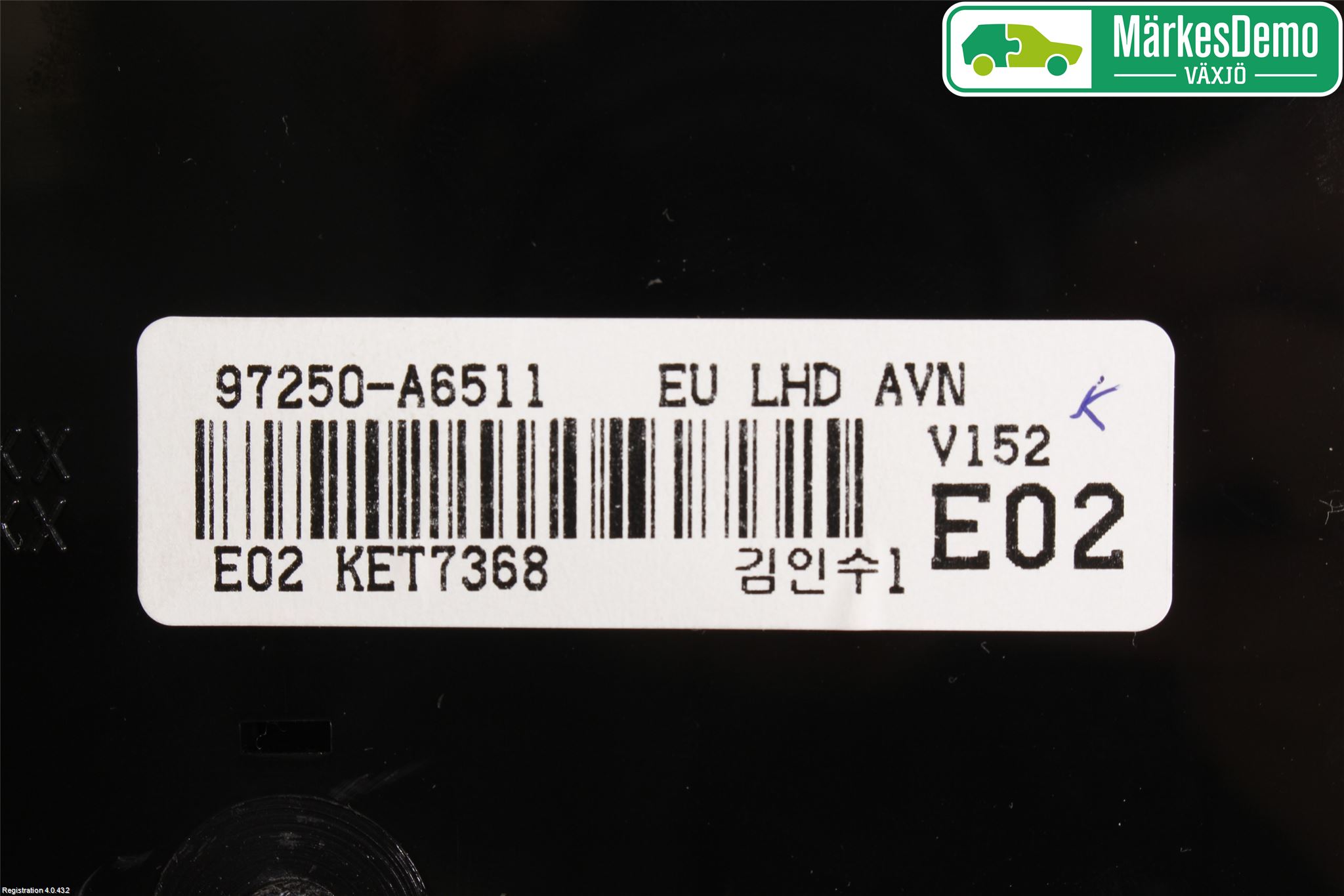 Hyundai i30 GD 13-17 Ac Styrenhet Ac Manöveren