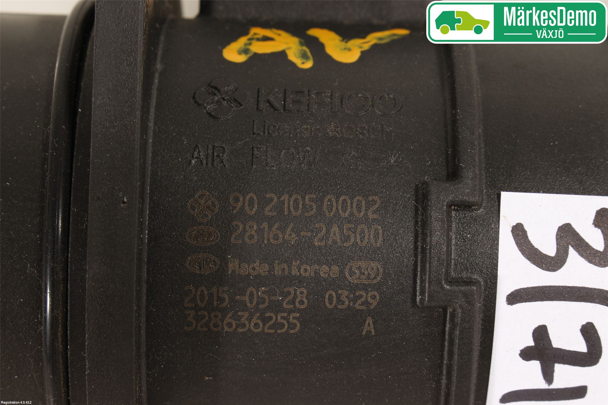 Hyundai i30 GD 13-17 Injluftmassamätare