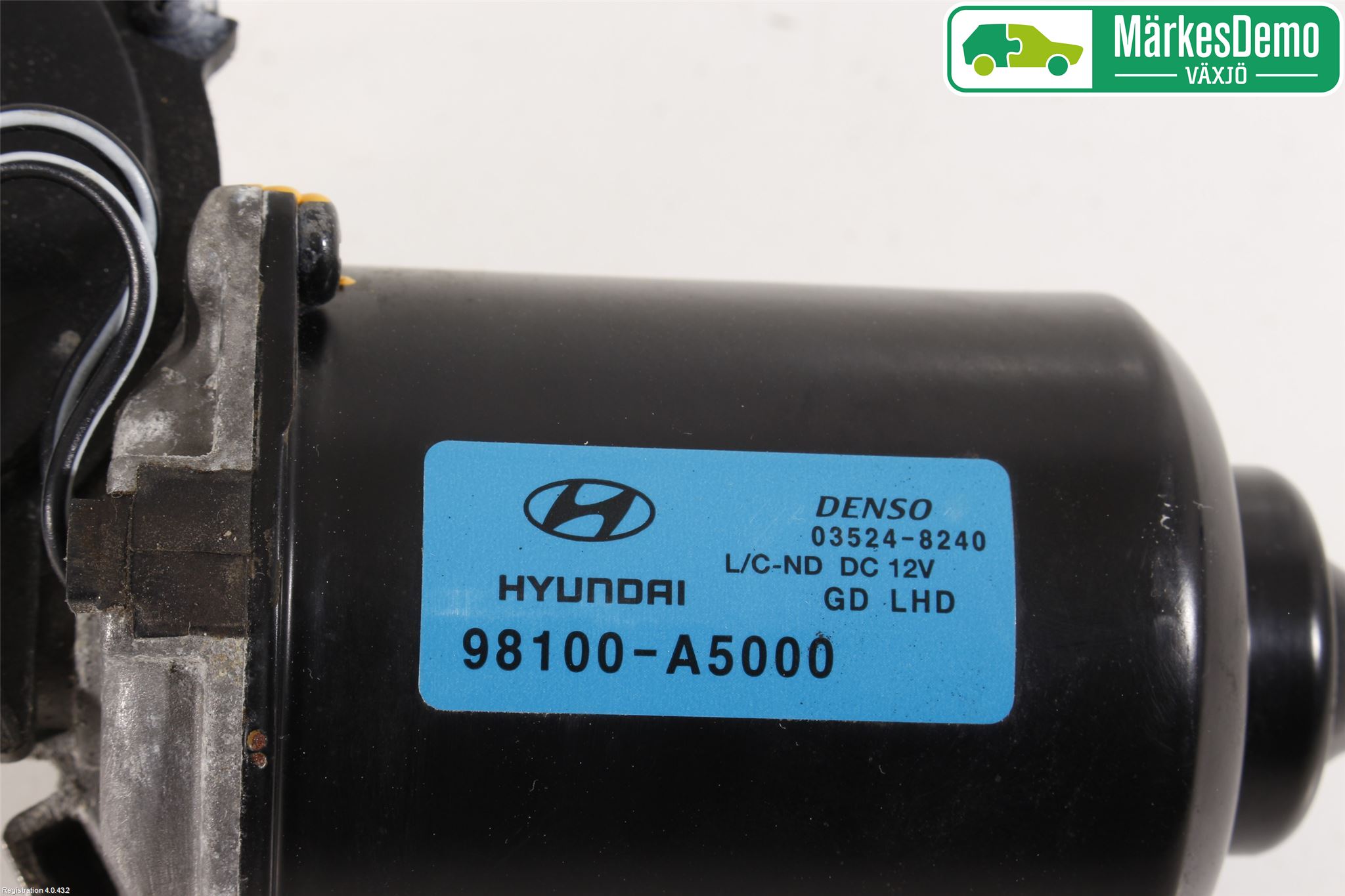 Hyundai i30 GD 13-17 Torkarmotor Vindruta