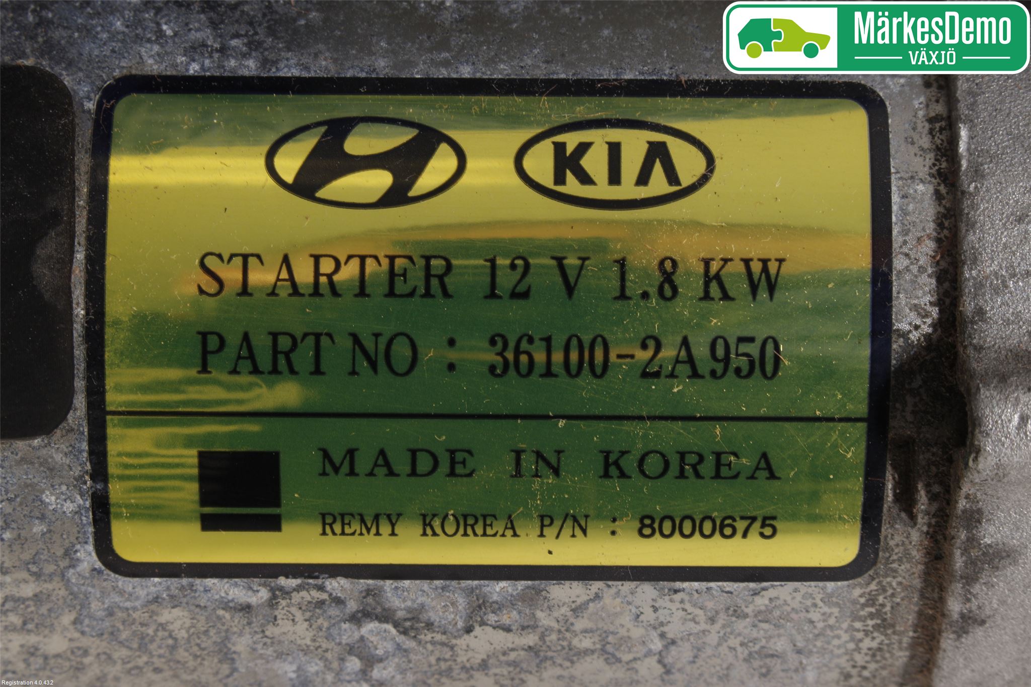 Hyundai i30 GD 13-17 Startmotor Diesel