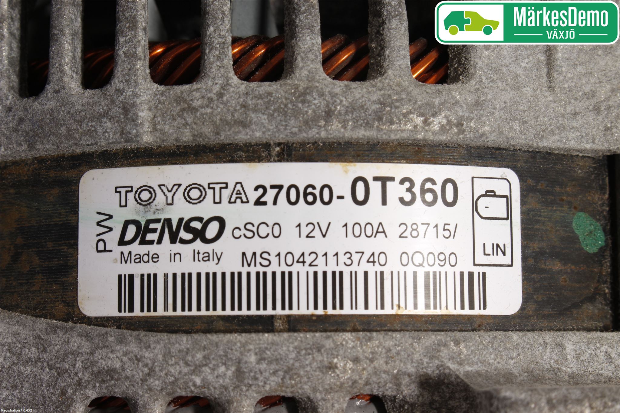 Toyota AVENSIS 16-18 Generator