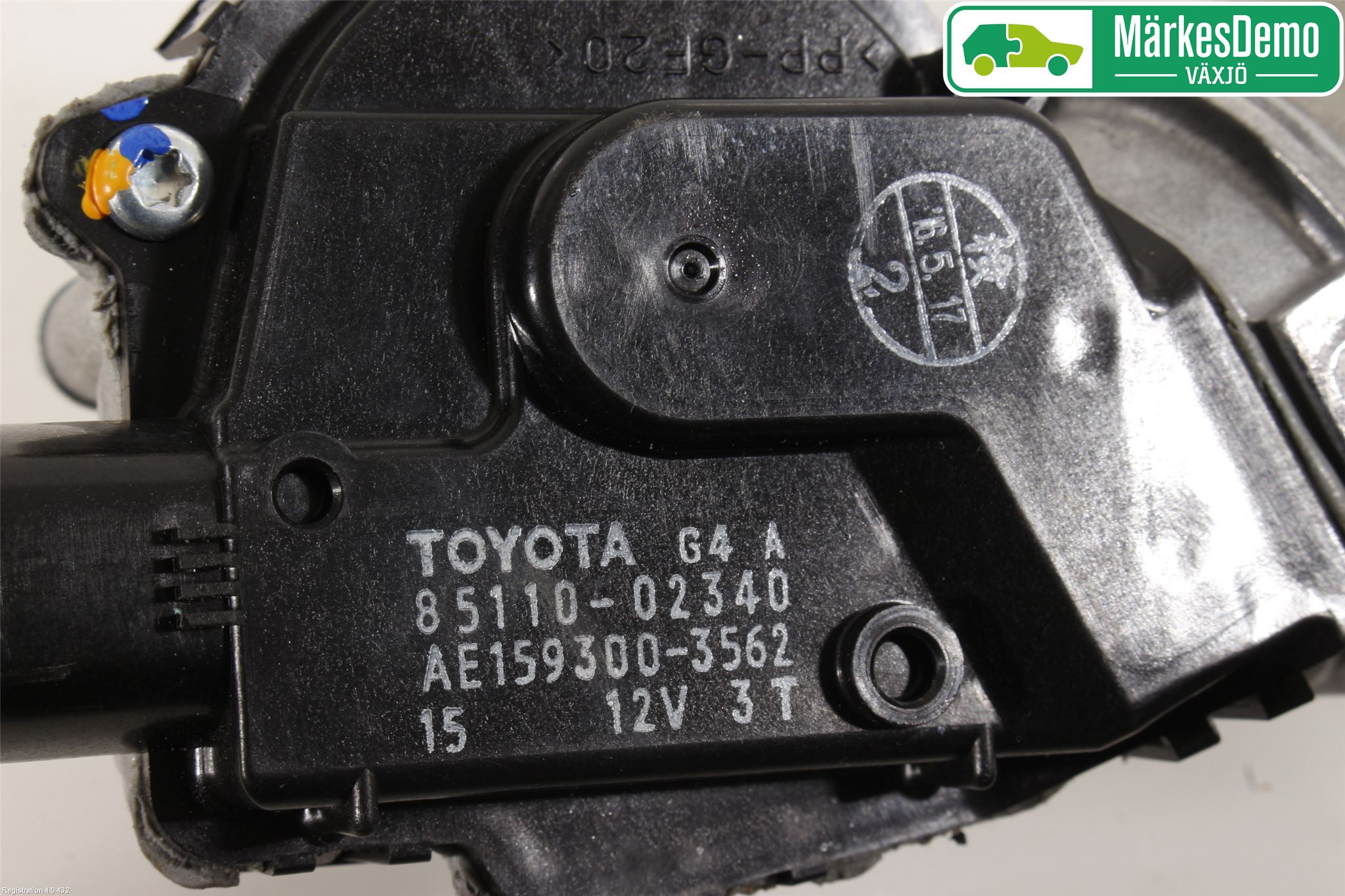 Toyota AURIS 13-19 Torkarmotor Vindruta
