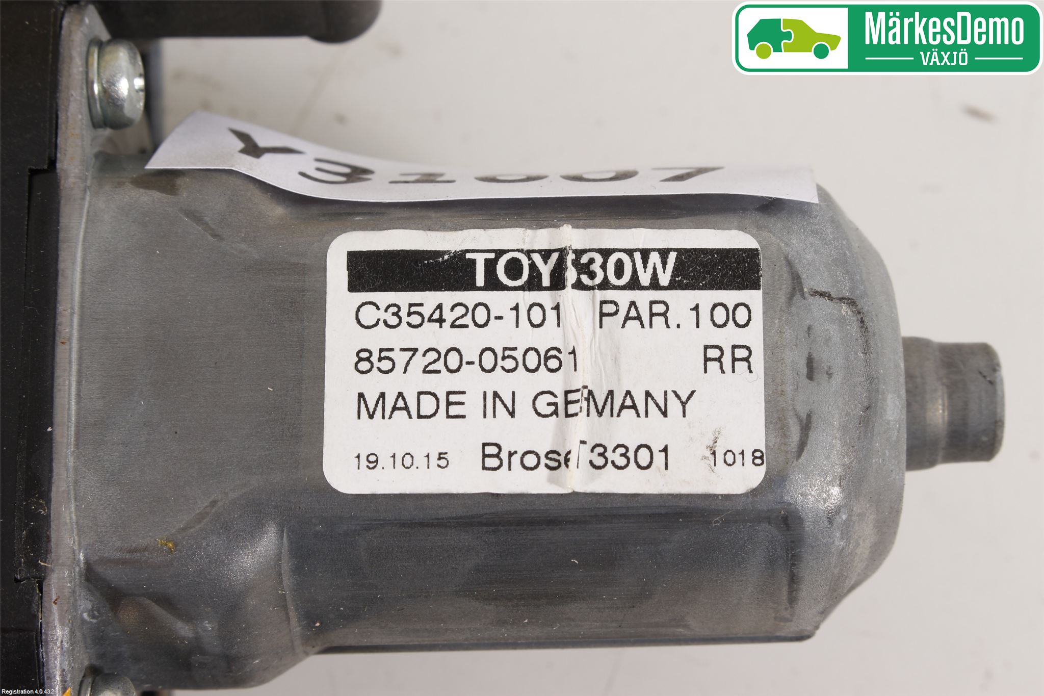 Toyota AVENSIS 16-18 Fönsterhiss El Kompl