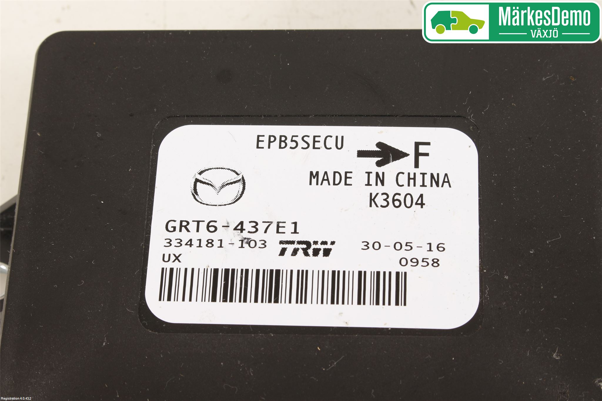Mazda 6 13- Styrenhet Parkbroms Epb