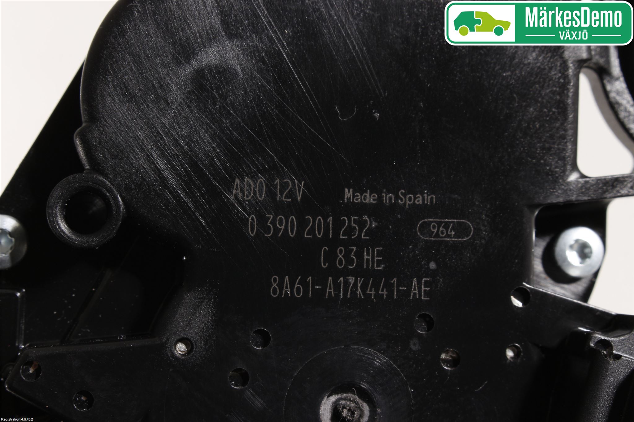 Ford FIESTA 13-17 Torkarmotor Baklucka