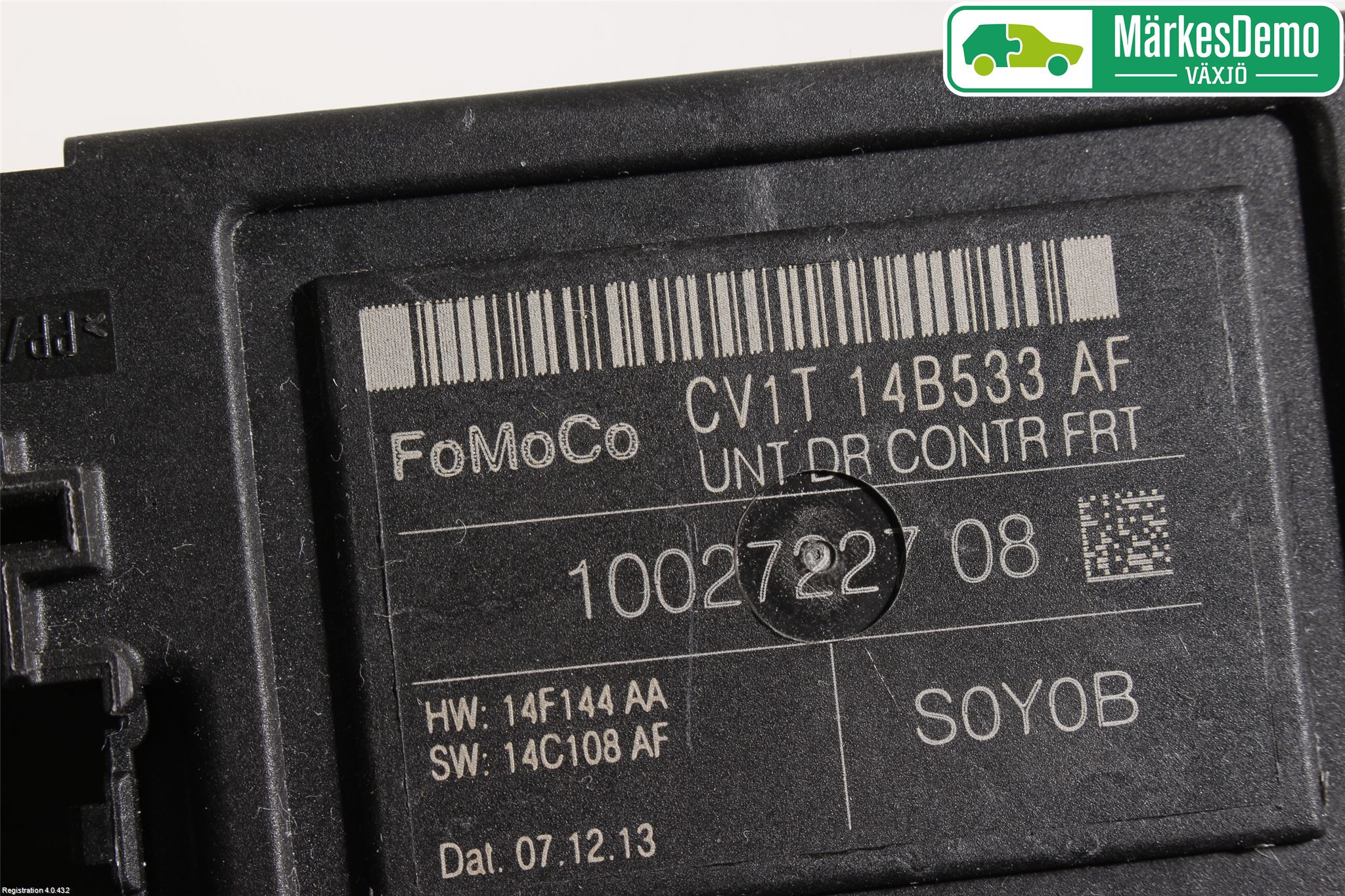 Ford FIESTA 13-17 Styrenhet Dörr