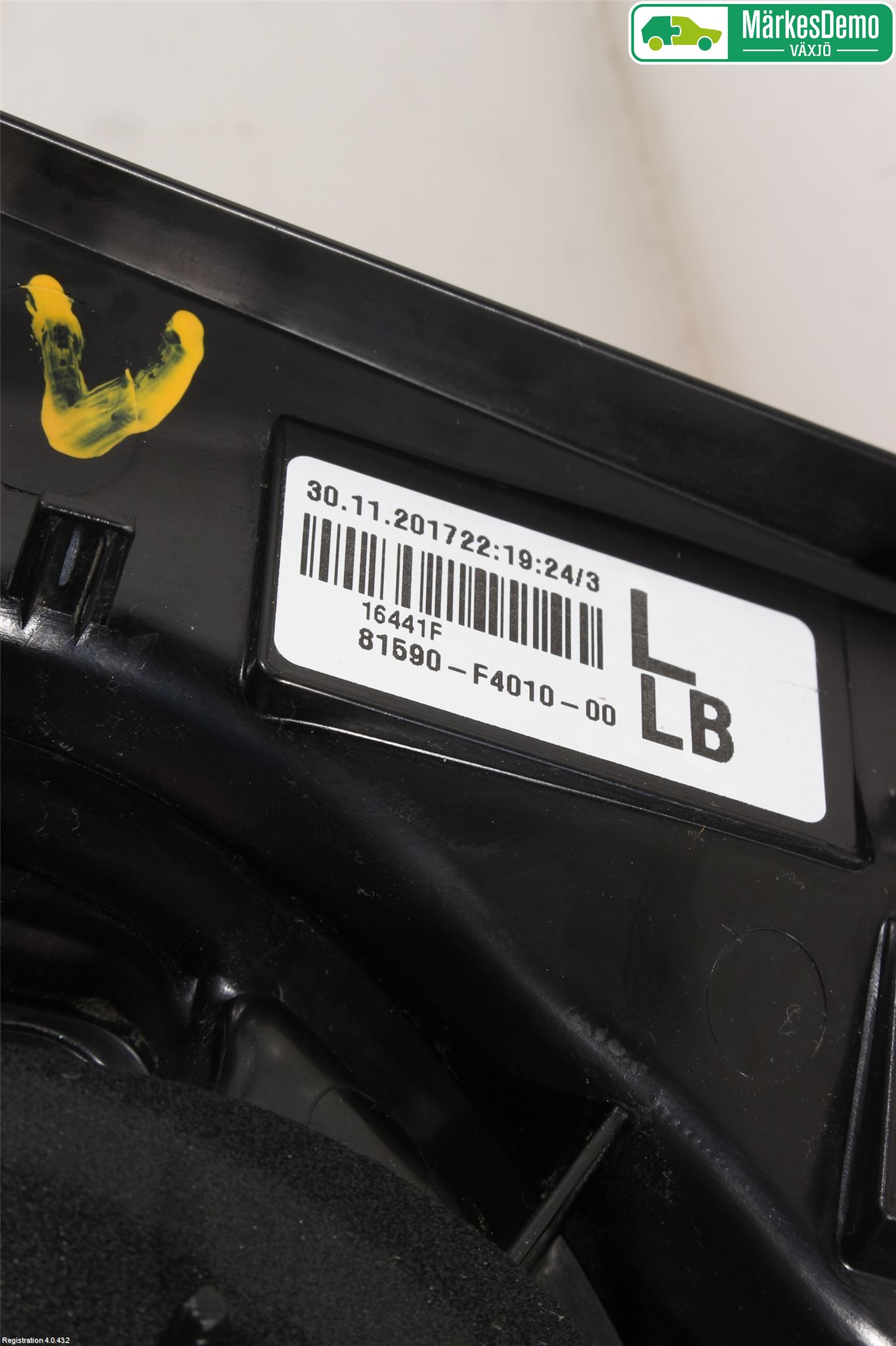 Toyota C-HR 16-23 Bakljus Lucka Vä